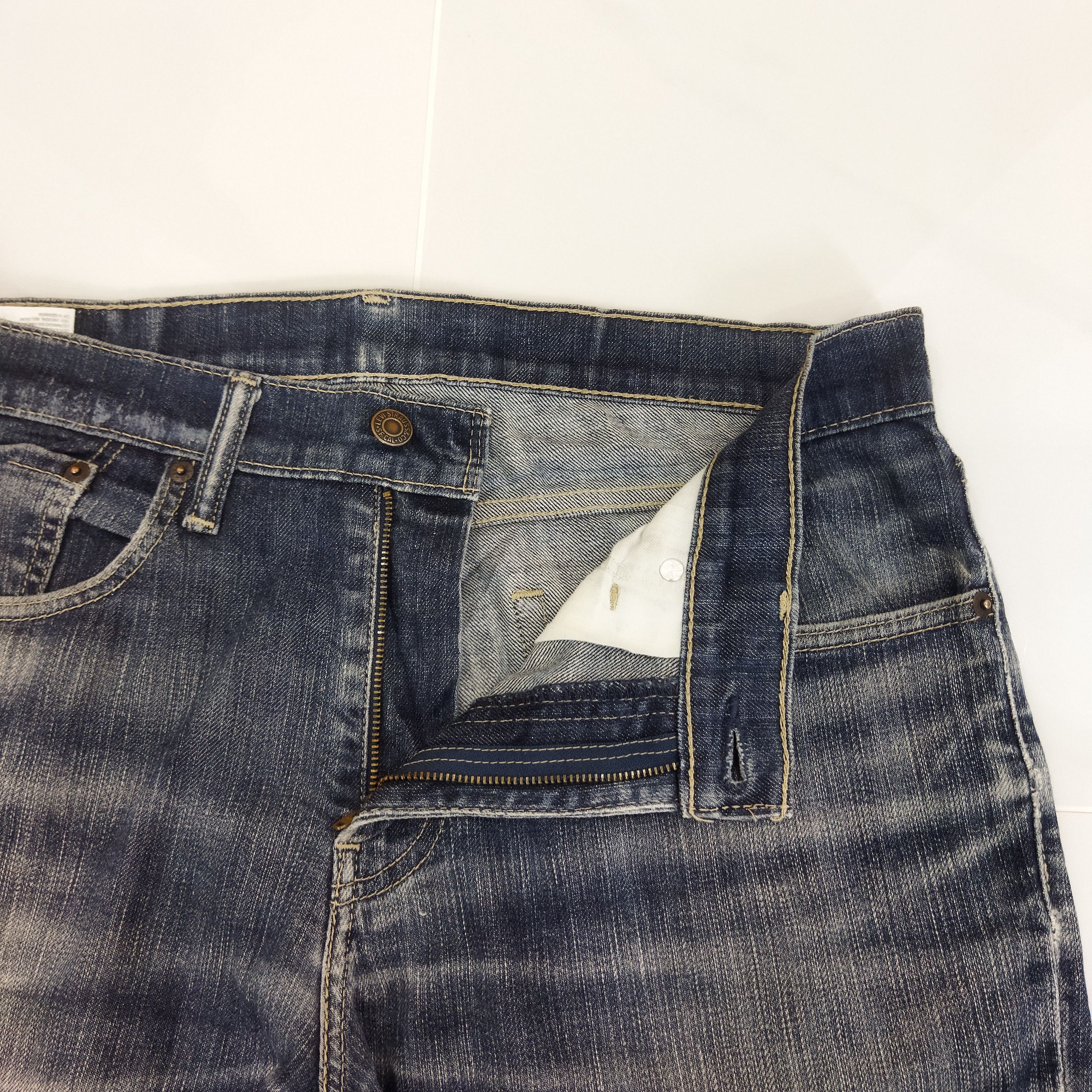 Levi's LEVI'S 511 DISTRESSED JEANS PANTS Size US 34 / EU 50 - 7 Thumbnail