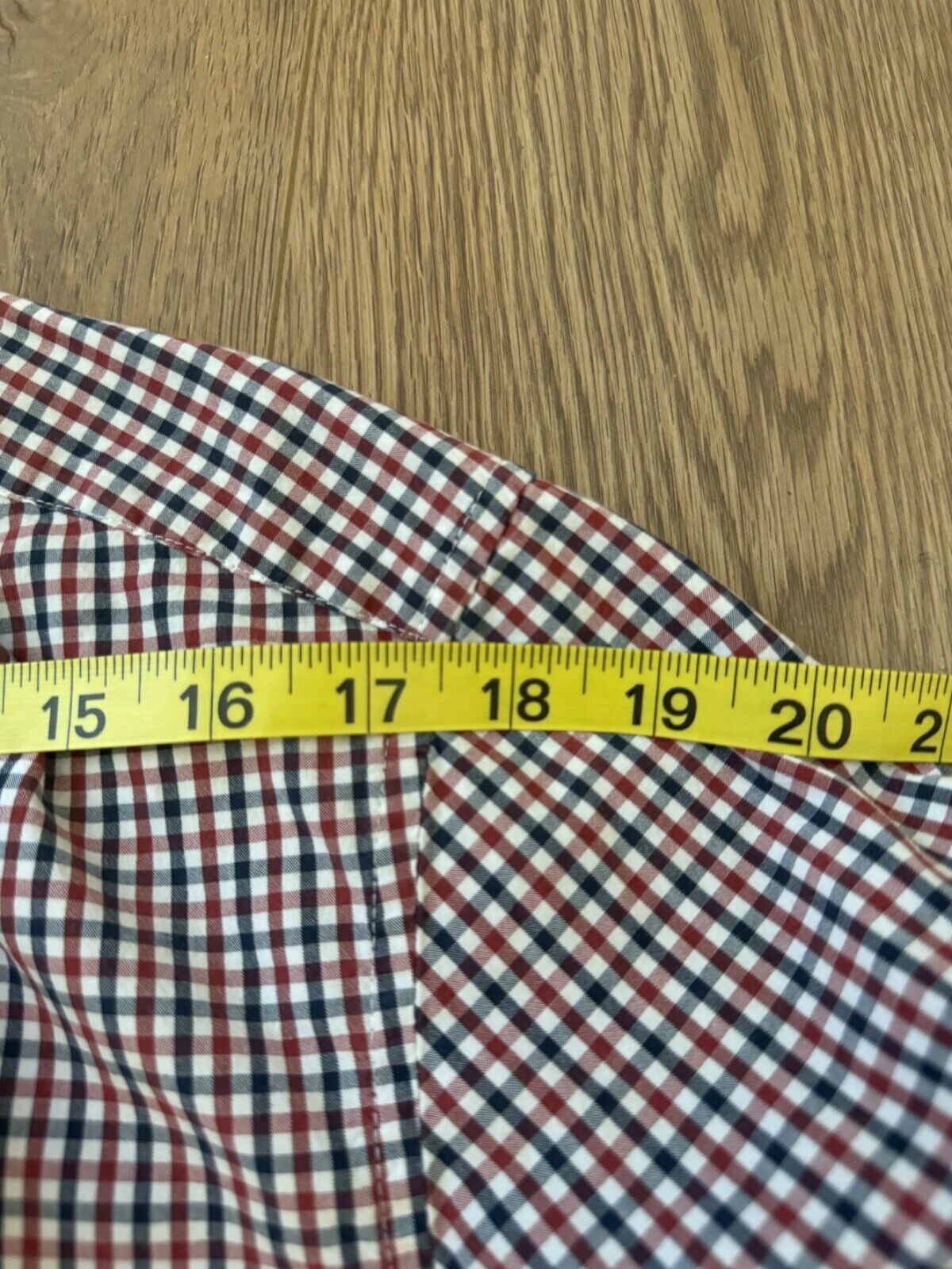 J.Crew J. Crew Men's L Slim Fit Red Blue Check Button Down Shirt Size US L / EU 52-54 / 3 - 4 Thumbnail