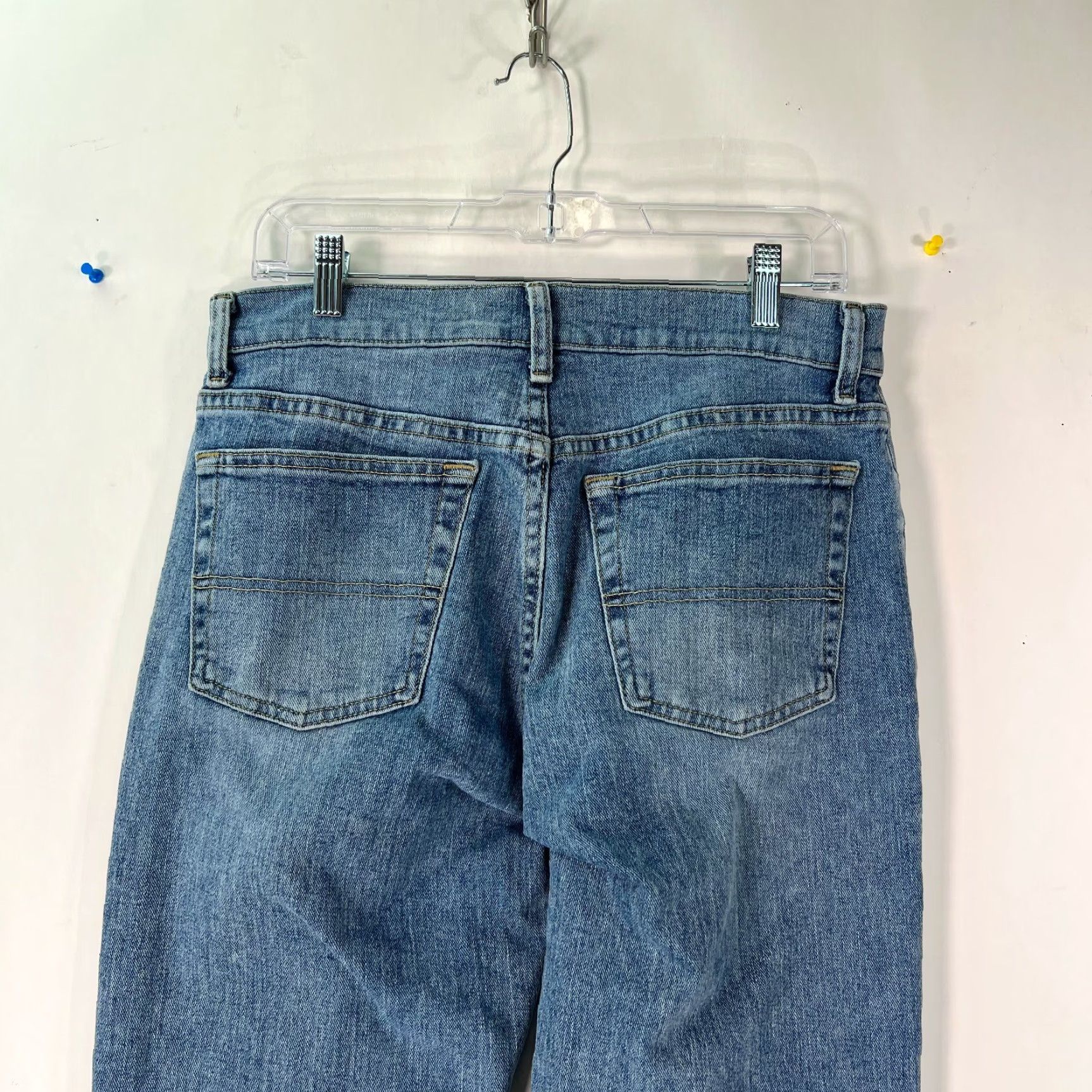 Vintage Urban Pipeline Men's Straight Denim Jeans, Casual Blue, Regular Fit, Size 30x30 Size US 30 / EU 46 - 4 Thumbnail