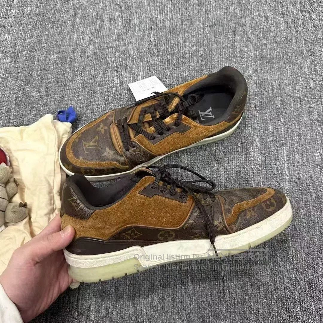Louis Vuitton Louis Vuitton Brown Monogram Trainer 41. Size US 8 / EU 41 - 3 Thumbnail