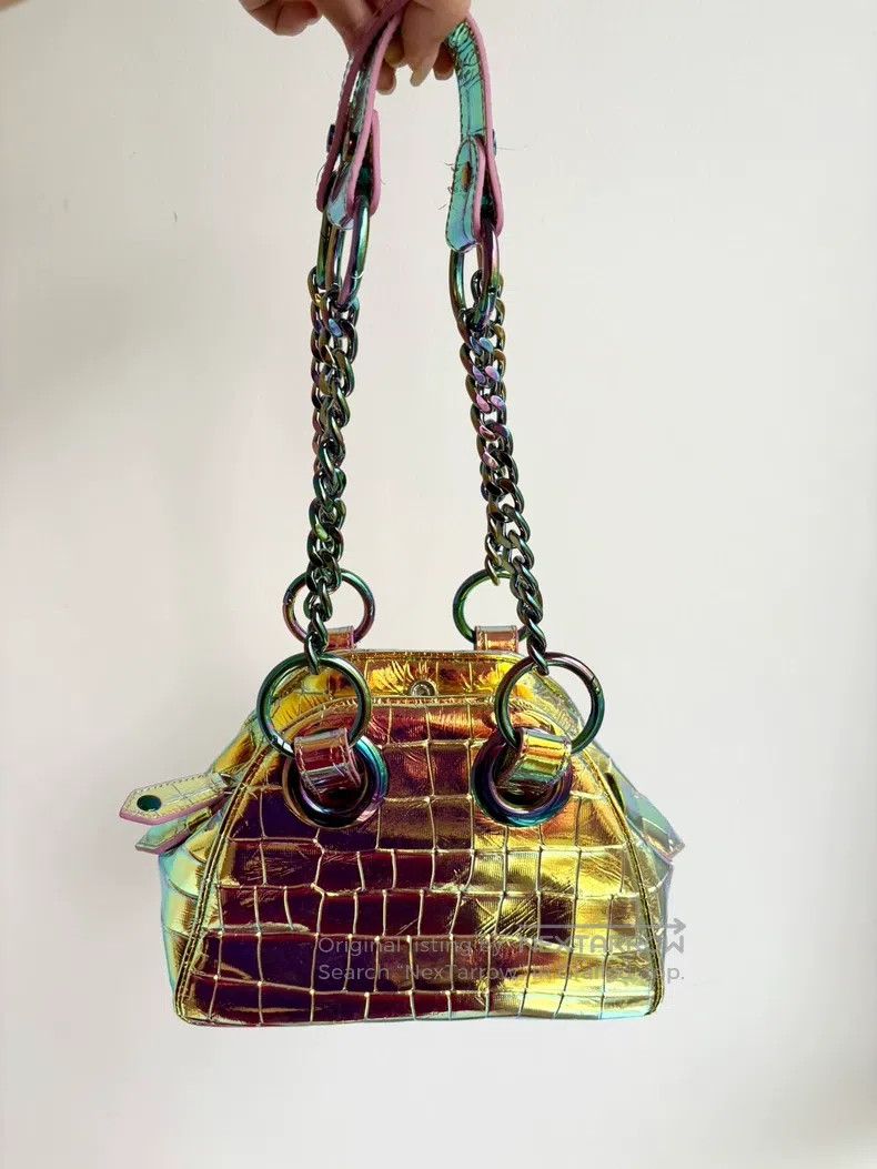 Vivienne Westwood Vivienne Westwood size os Large Saturn Laser Crocodile Leat Size ONE SIZE - 2 Thumbnail