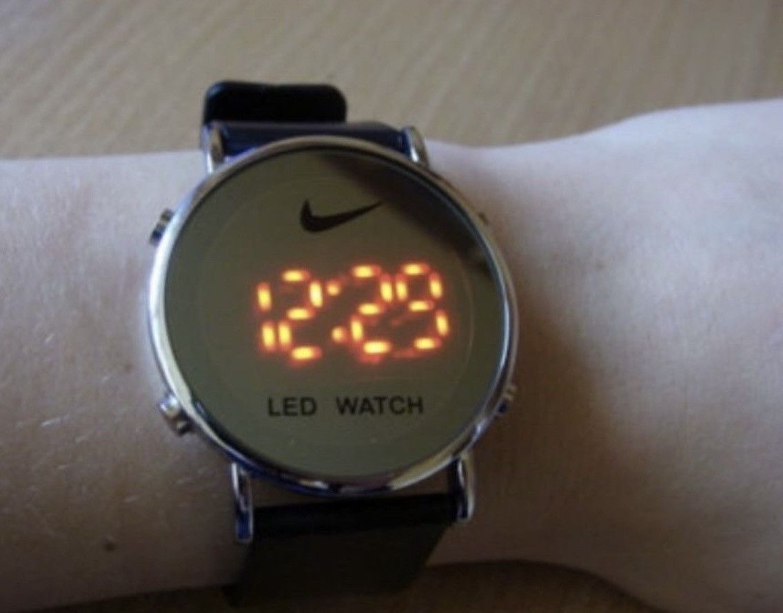 Nike Streetwear Vintage Vintage Nike Led Digital Watch Grailed