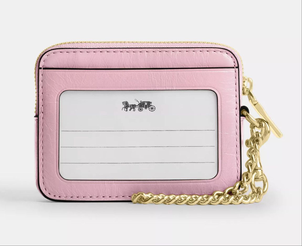 Coach Zip Card Case With Quilting CEC51 Size ONE SIZE - 4 Thumbnail