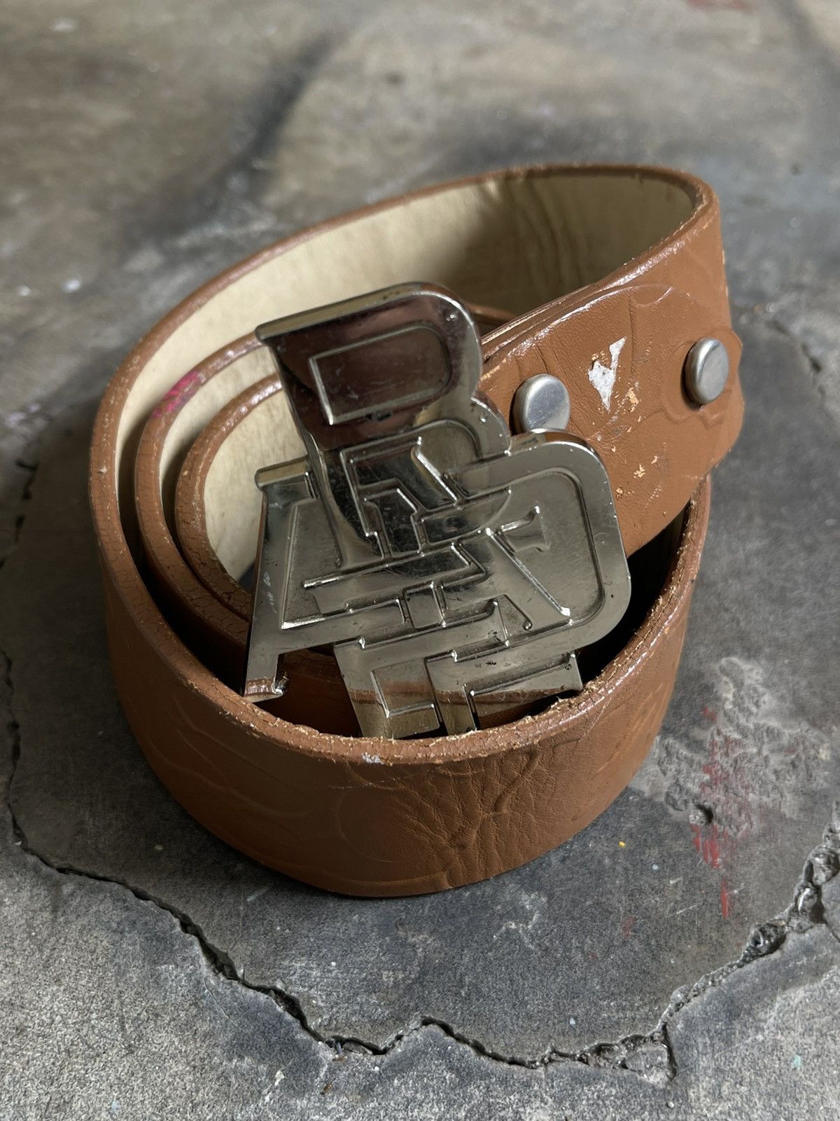 Bape Bape Camo Logo Brown Belt Size 38 - 1 Thumbnail