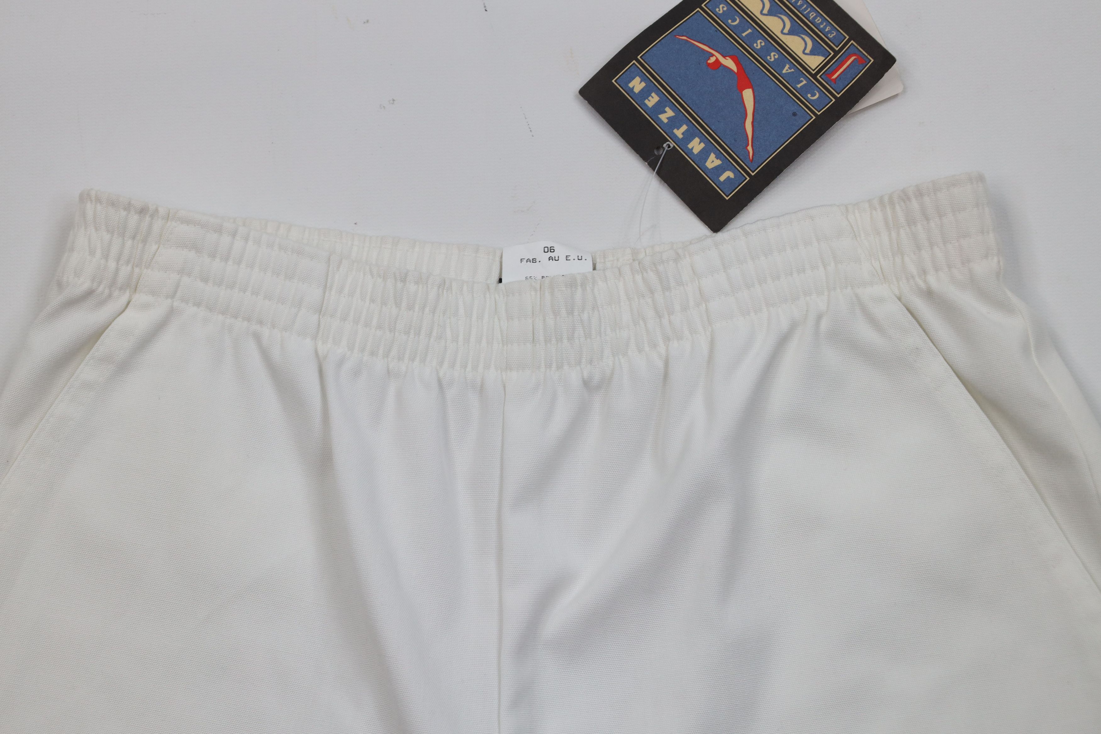 Vintage Deadstock Vintage 90s Streetwear Above Knee Shorts White USA Size 28" / US 6 / IT 42 - 2 Thumbnail