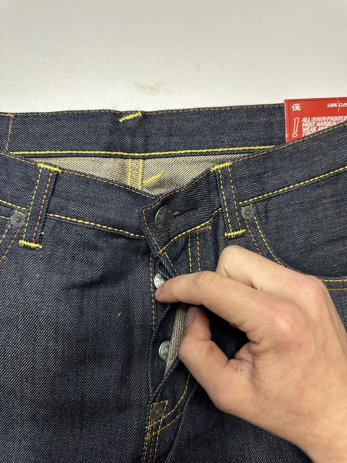 Evisu Vintage Evisu Embroidered Seagull Selvedge Jeans Size US 28 / EU 44 - 9 Thumbnail