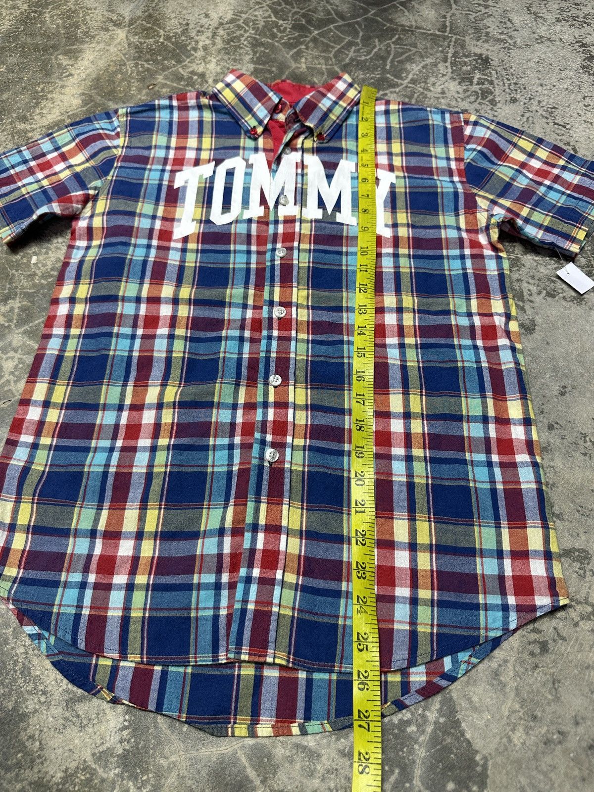 Tommy Hilfiger × Vintage Vintage Tommy multicolour shirt Size US S / EU 44-46 / 1 - 10 Thumbnail