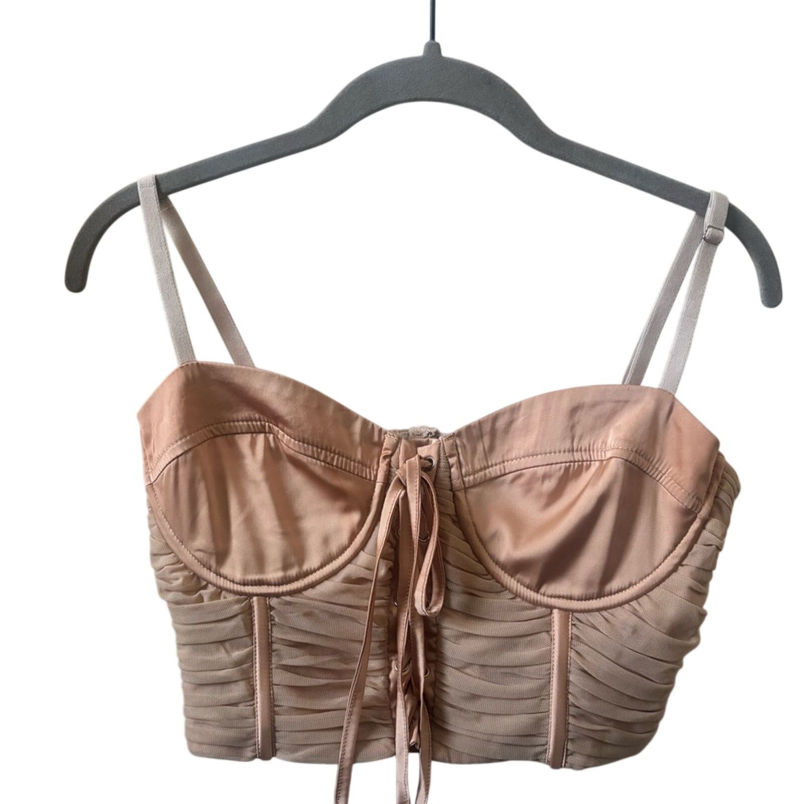 Other Peach Ruched Tank Top Size M / US 6-8 / IT 42-44 - 1 Thumbnail