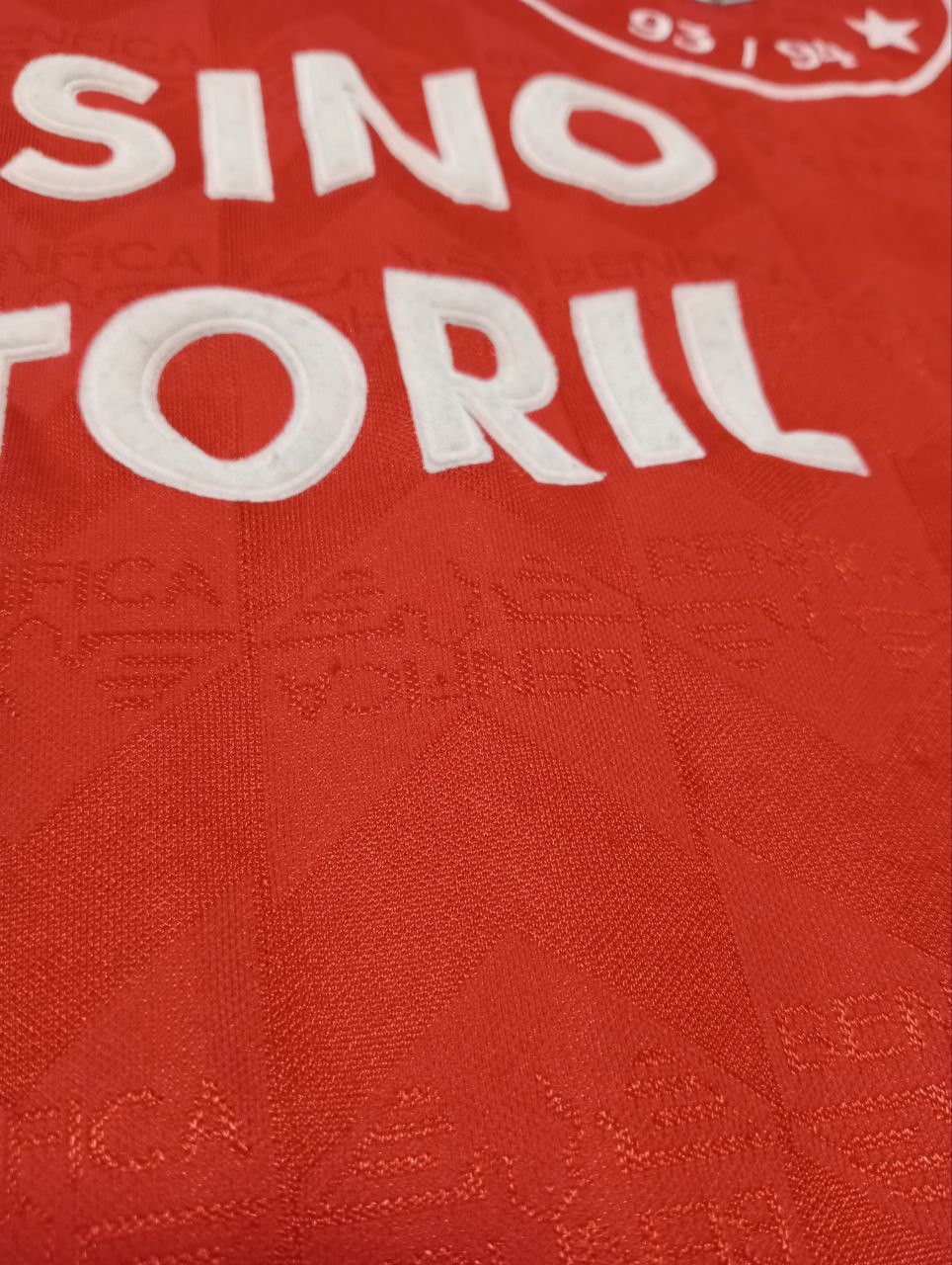 Hummel Benfica SLB Home football shirt 1993 - 1994 Vintage Jersey Size US S / EU 44-46 / 1 - 6 Thumbnail