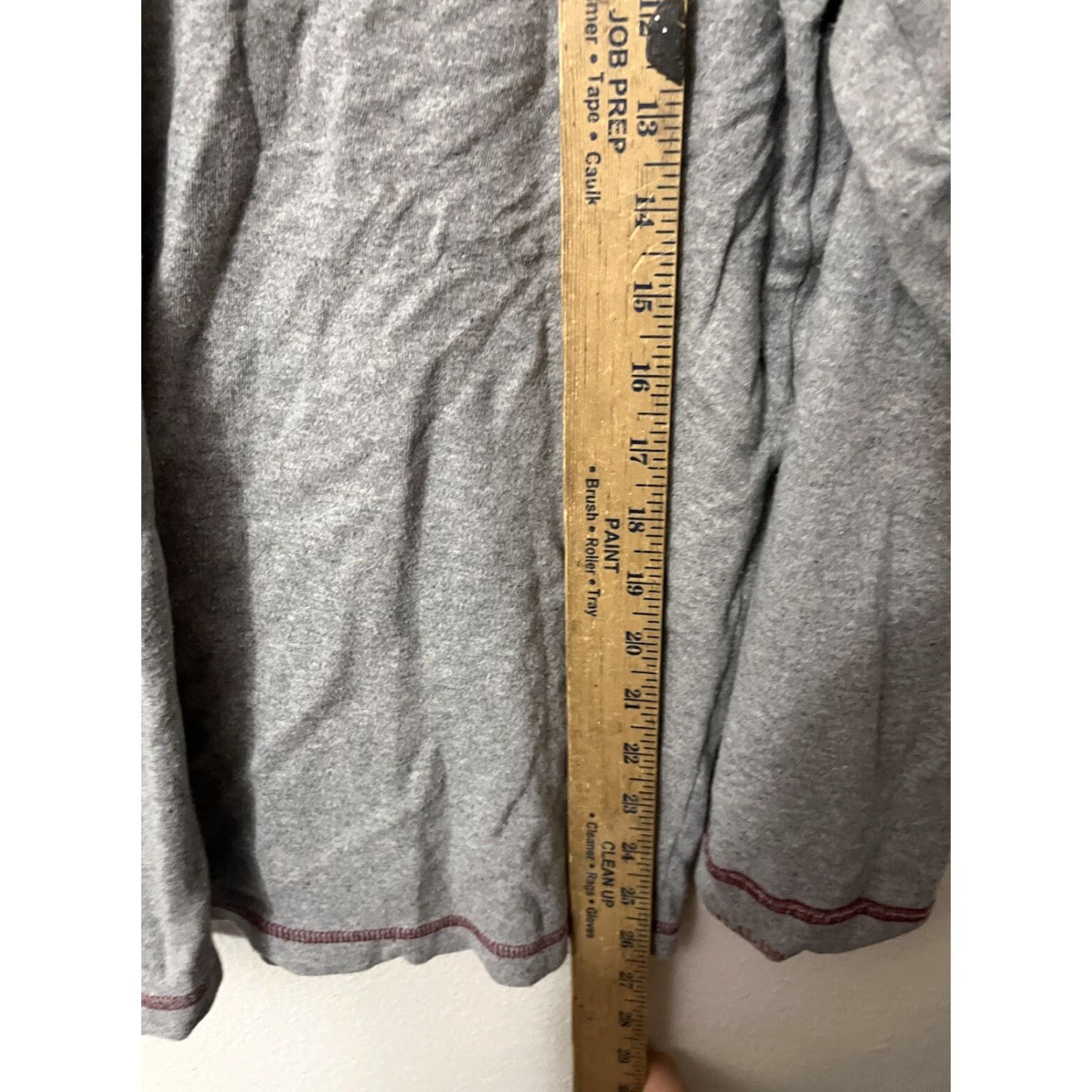 Vintage VINTAGE L.O.G.G. Long Sleeve Knit Top Marble Gray Adult Large Womens T-Shirt Size L / US 10 / IT 46 - 4 Thumbnail