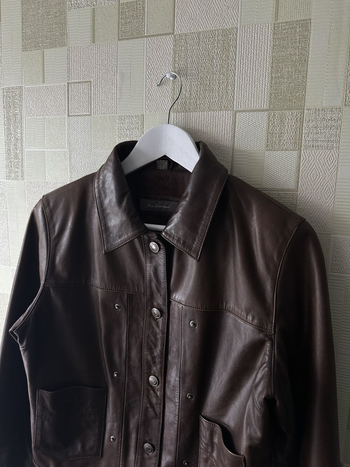 Ben Sherman Ben Sherman women’s learher jacket size S good cond Size M / US 6-8 / IT 42-44 - 5 Thumbnail
