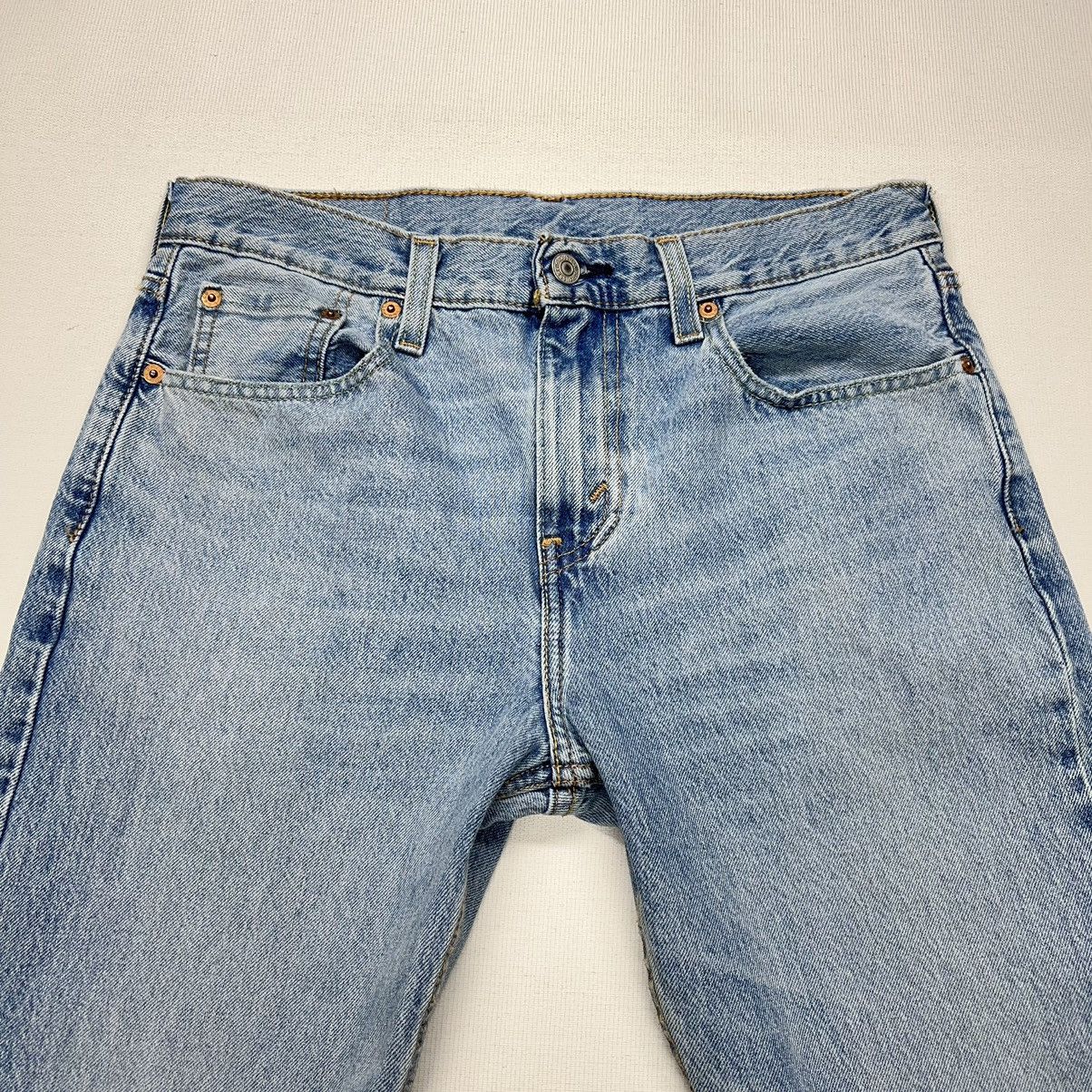 Levi's Levis Jeans Blue 502 Regular Taper Denim Washed Faded Y2K Size US 30 / EU 46 - 7 Thumbnail