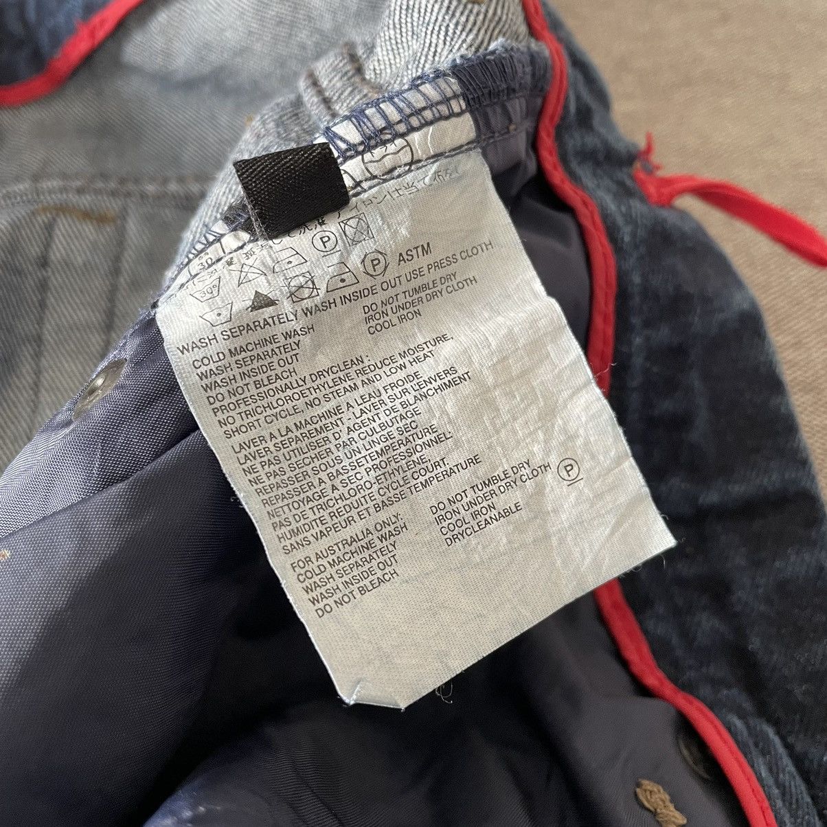 Prada Prada Linea Rossa 00’s Red Tab Jeans Size US 34 / EU 50 - 19 Thumbnail