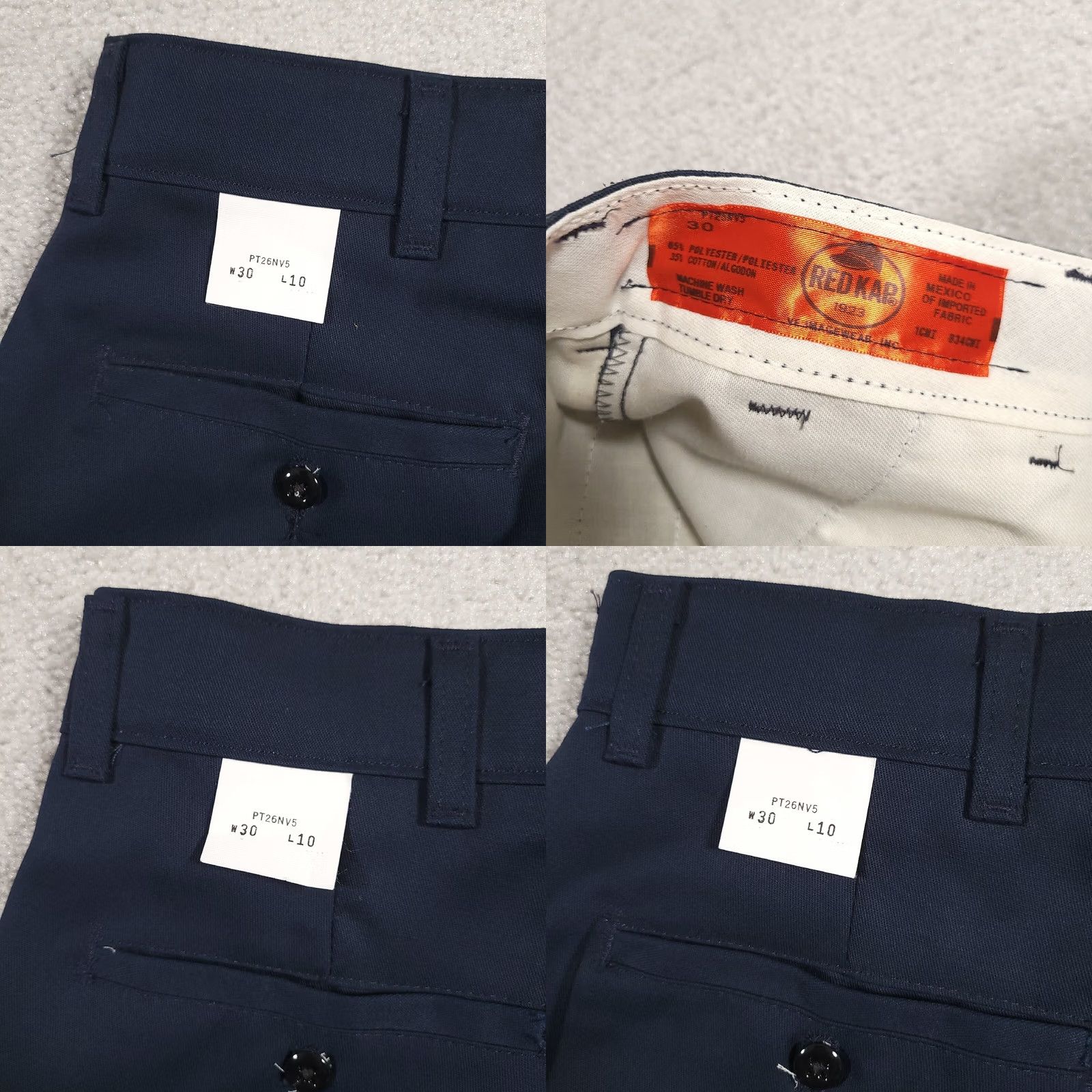 Red Kap VINTAGE Red Kap Work Shorts Mens 30x10 Navy Blue Pockets Industrial Uniform Mens Size US 30 / EU 46 - 11 Thumbnail