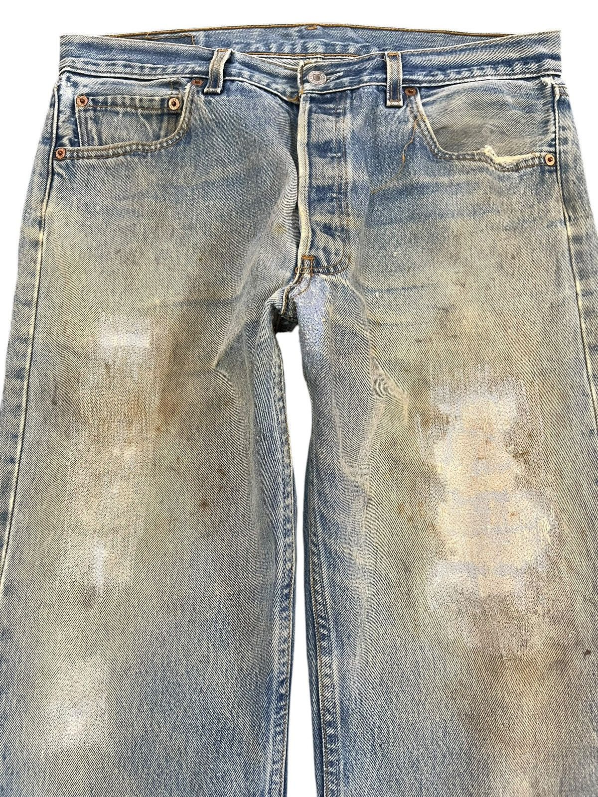 LVC × Levi's × Levi's Vintage Clothing Vintage Levi’s 501 Mudwash Reconstructed Denim Size US 34 / EU 50 - 2 Thumbnail