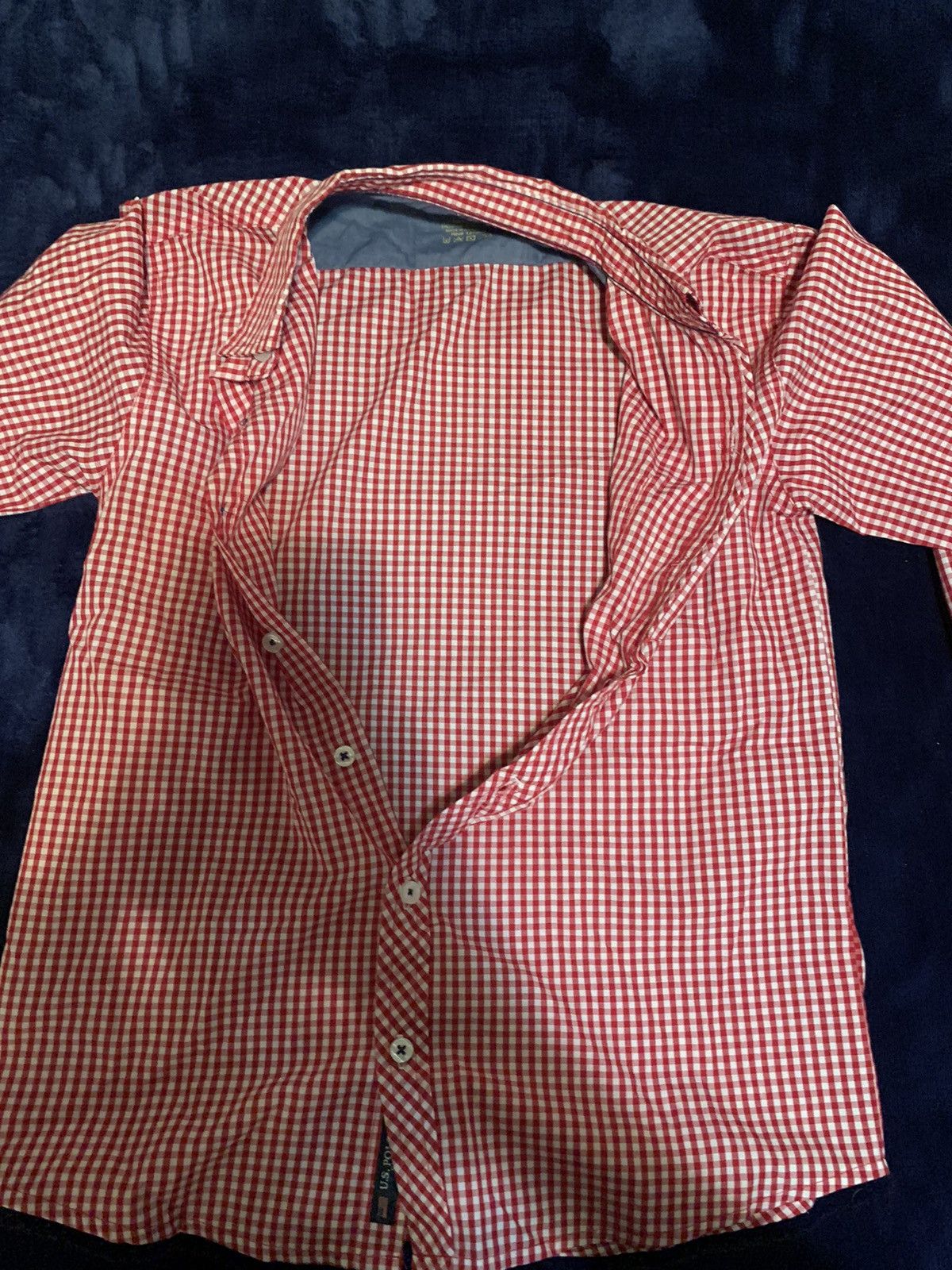 U.S. Polo Assn. × Vintage Polo Buttonup Y2K Fashion Streetwear Casual Thrift Vintage Size US XS / EU 42 / 0 - 8 Thumbnail
