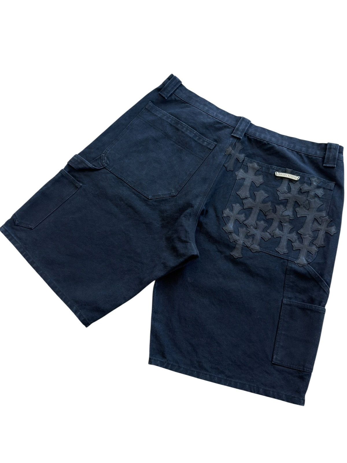 Chrome Hearts Chrome Hearts 14 Patch Flooded Double Knee Carpenter Shorts Size US 38 / EU 54 - 3 Thumbnail
