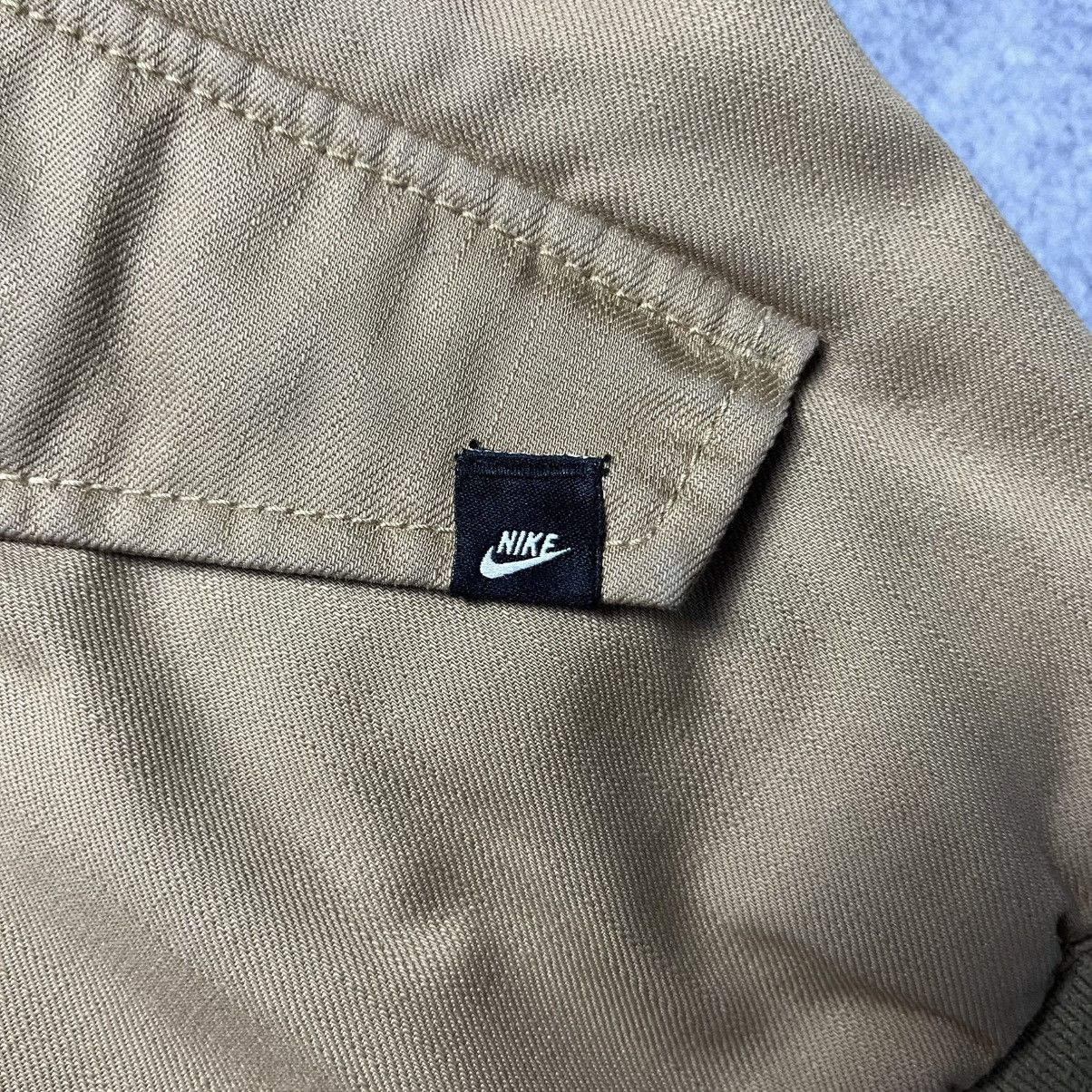 Vintage Nike Clay Grass Beige Tennis Bomber Jacket Y2K