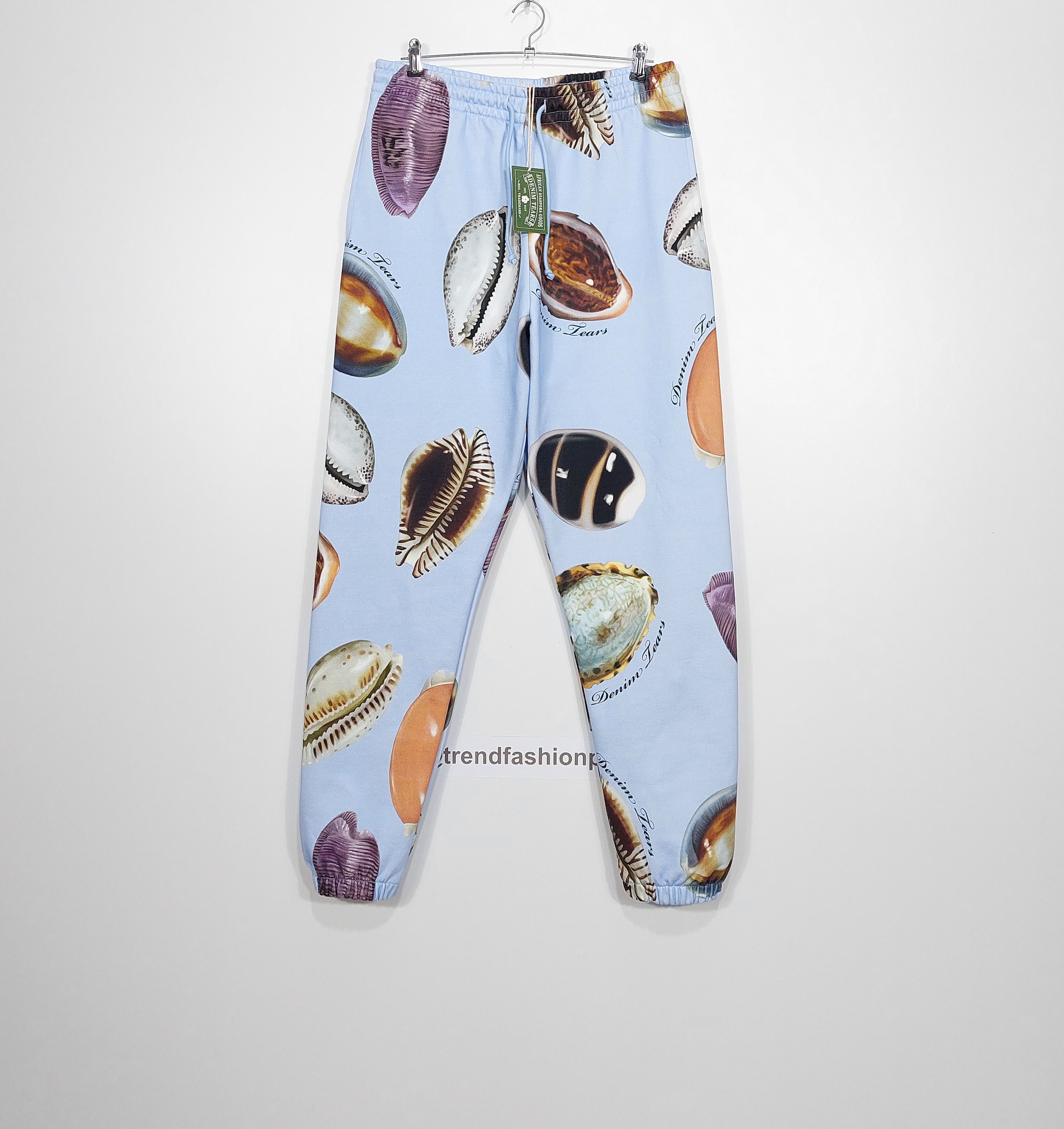 DENIM TEARS shell sweatpants - baby blue L Size US 34 / EU 50 - 1 Thumbnail