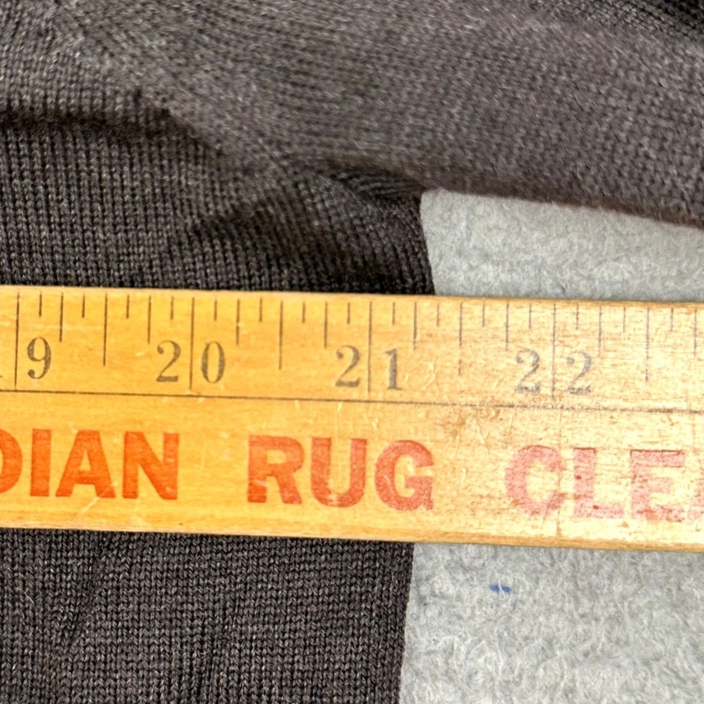 Joseph Abboud Joseph Abboud Mens Large Dark Brown Quarter Zip Sweater 100% Merion Wool Size US L / EU 52-54 / 3 - 6 Thumbnail