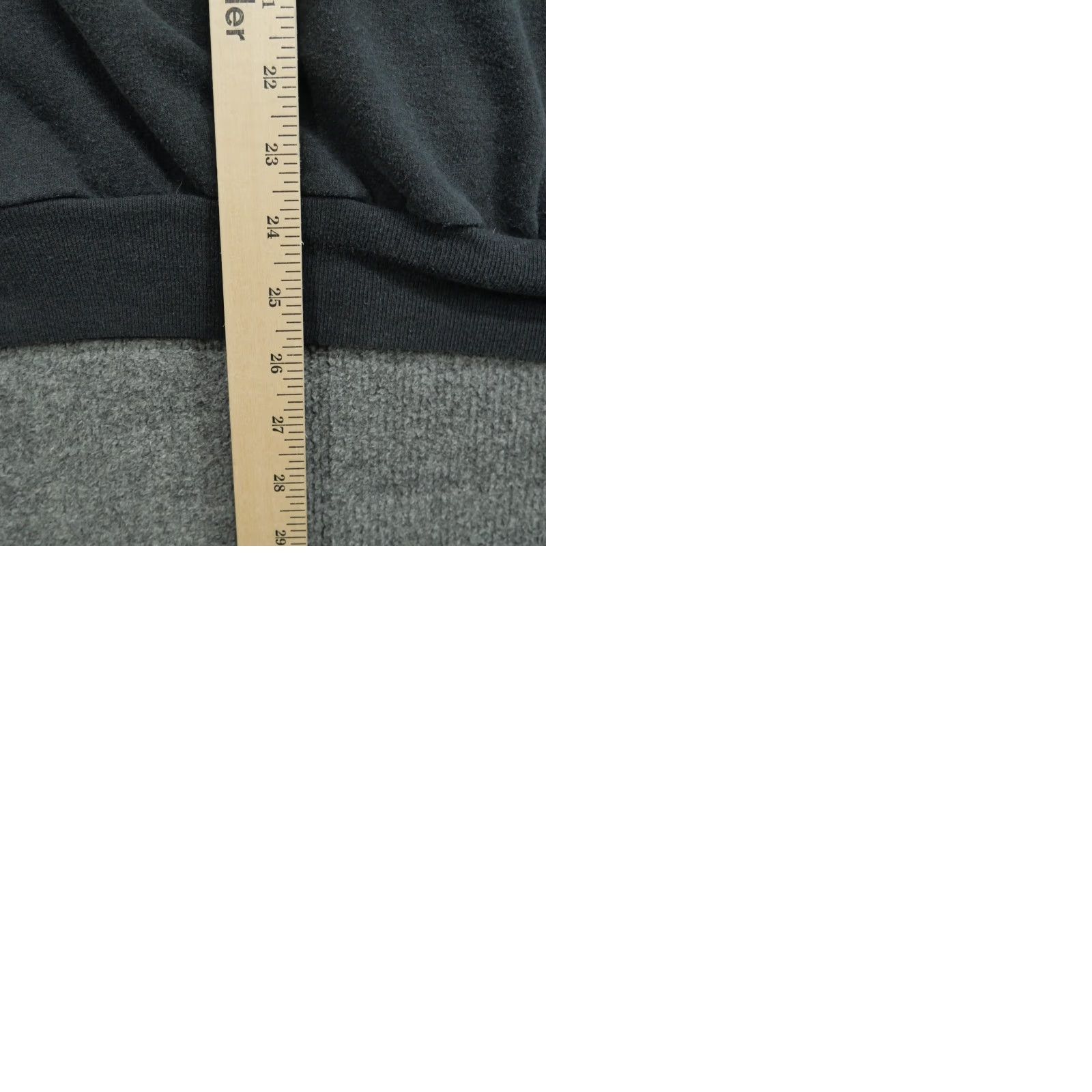 Hanes VINTAGE Hanes Hoodie Mens XL Black Pullover Hooded Distressed Graphic Back Hole Y2K Skull faded US Army Sweatshirt Cotton Polyester Size US XL / EU 56 / 4 - 9 Thumbnail
