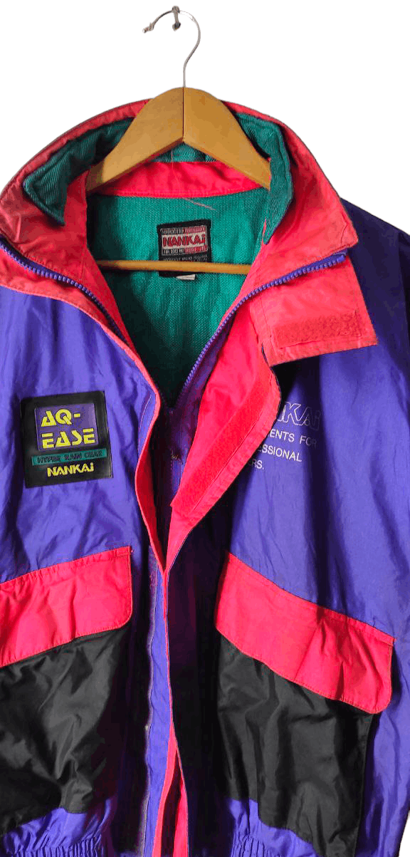 Vintage VINTAGE NANKAI HYPER RAIN GEAR MOTORSPORT WINDBREAKER JACKET Size US L / EU 52-54 / 3 - 3 Thumbnail