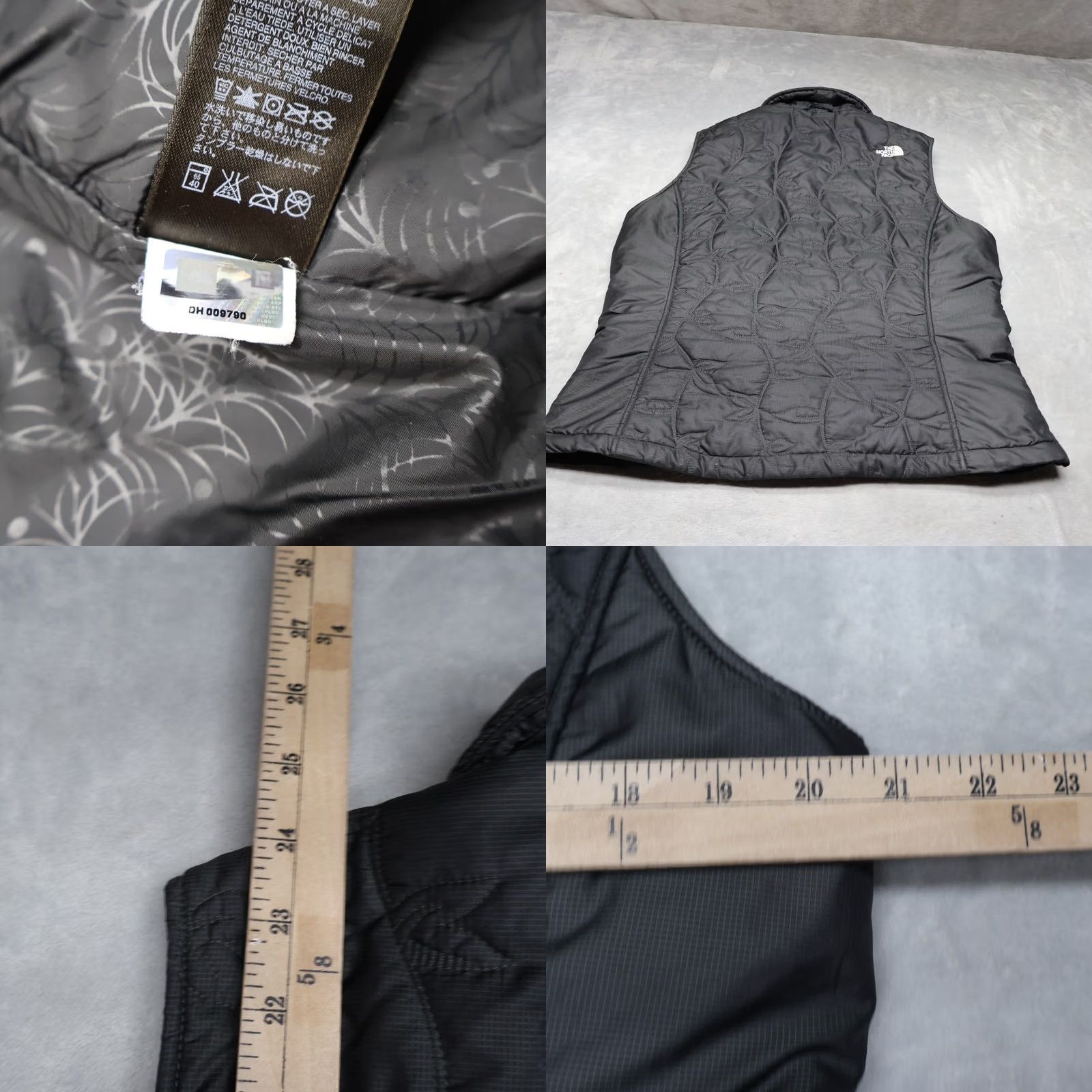 The North Face VINTAGE North Face Vest Womens Large Black Full Zip Insulated Pack Quilted Puffer LOGO Size L / US 10 / IT 46 - 8 Thumbnail