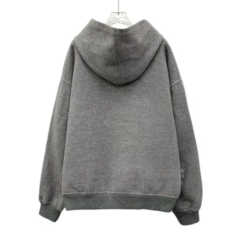 Louis Vuitton Louis Vuitton Gray Wool Men's Hoodie . Size US L / EU 52-54 / 3 - 2 Thumbnail