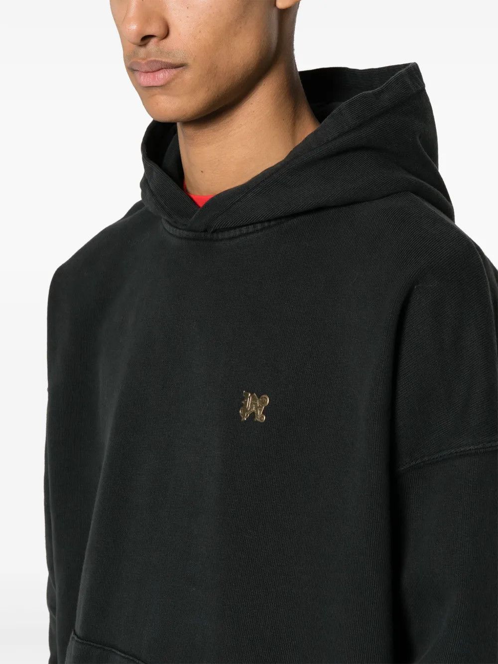Palm Angels o1y0325 Logo Hoodie in Black Size US S / EU 44-46 / 1 - 2 Thumbnail