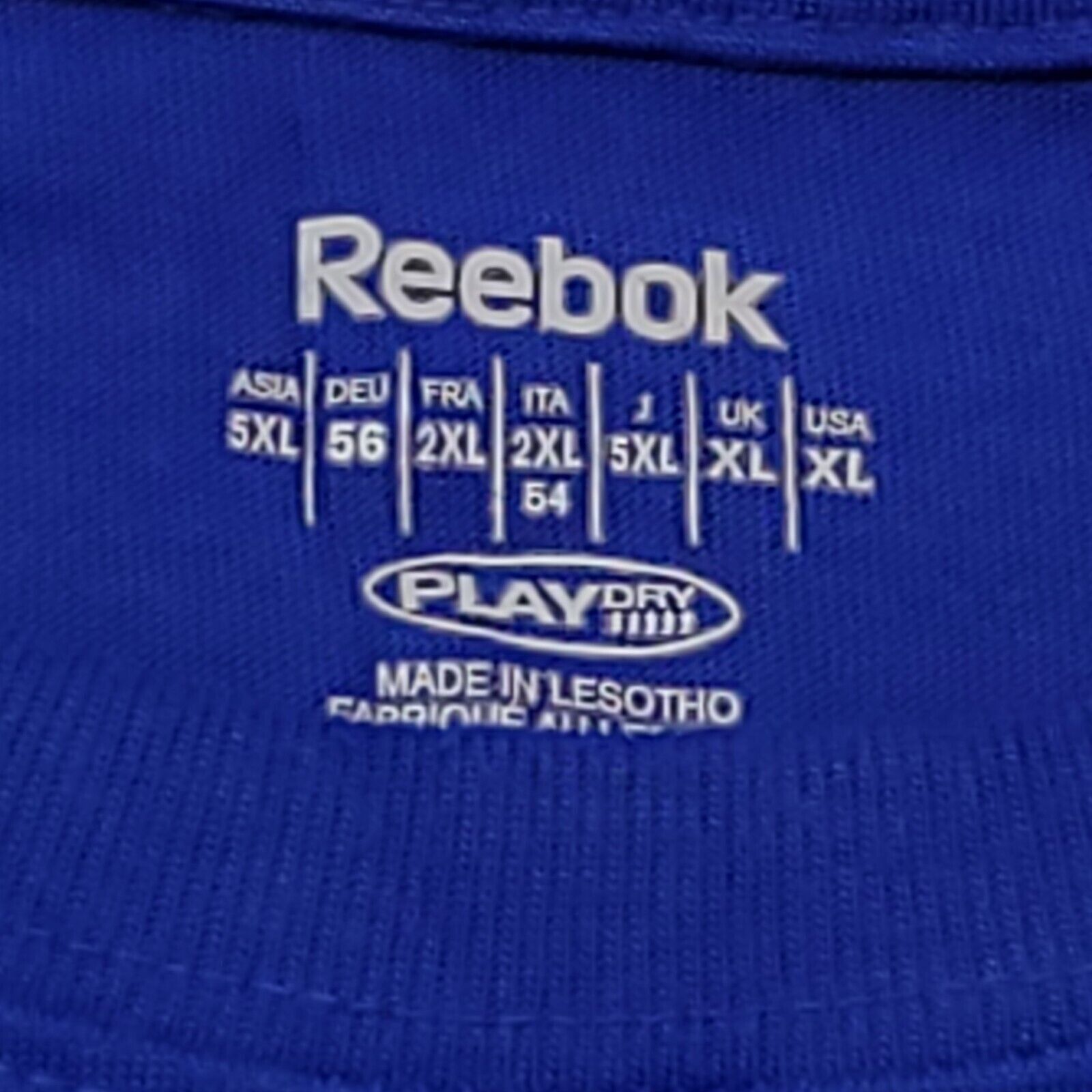 Reebok Reebok Casual Pullover T Shirt Mens Size Extra Large XL Blue Size US XL / EU 56 / 4 - 3 Thumbnail