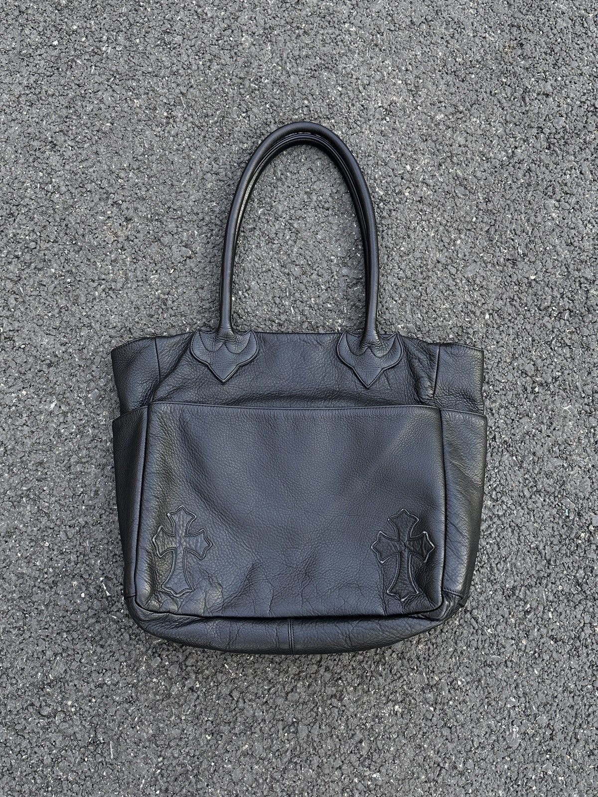 Chrome Hearts Shoulder Bag 4 Pockets 4 Cross Patch Tote Size ONE SIZE - 5 Thumbnail