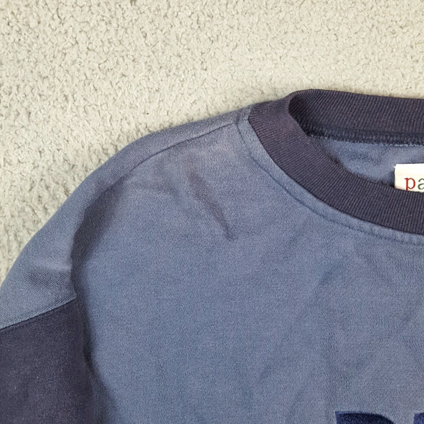 Vintage VINTAGE Paris Sport Club Sweatshirt Shirt Mens M Blue Pullover Crewneck Boxy 90s Y2K College Sports Urban Fashion Size US M / EU 48-50 / 2 - 4 Thumbnail