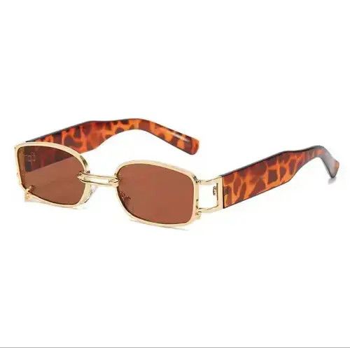 Electric Visual × Vintage Punk Metal Ring Eyewear Shades UV400 Men Square Sun Glasses Size ONE SIZE - 3 Thumbnail