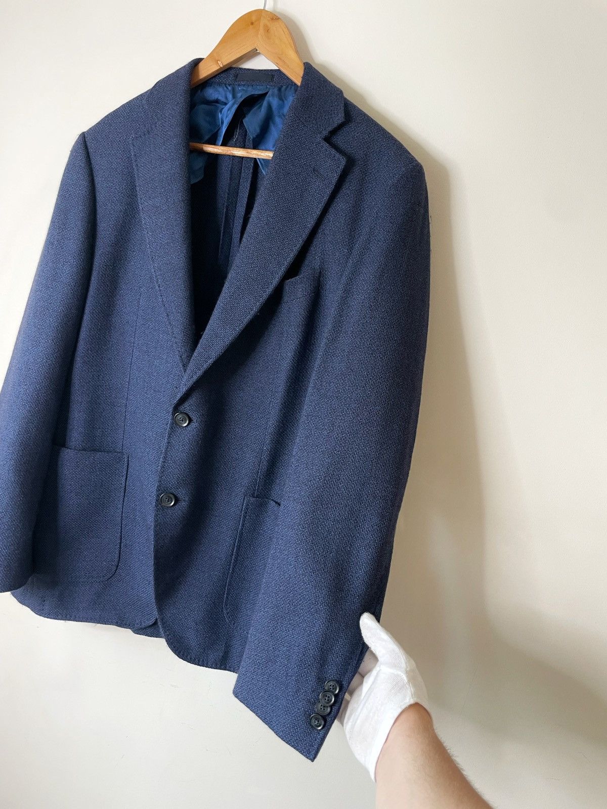 SCABAL Scabal Finest Cloth 100% Schurwolle 2 buttons Sport Blazer Size 54R - 5 Thumbnail
