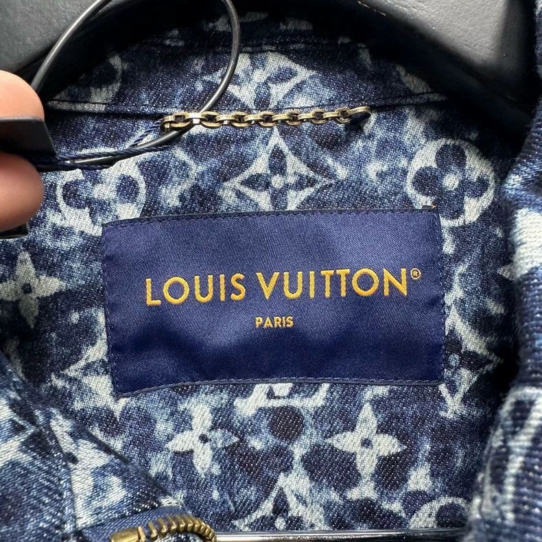 Louis Vuitton Louis Vuitton FW23 Logo Denim Jacket-2506 Size US L / EU 52-54 / 3 - 3 Thumbnail