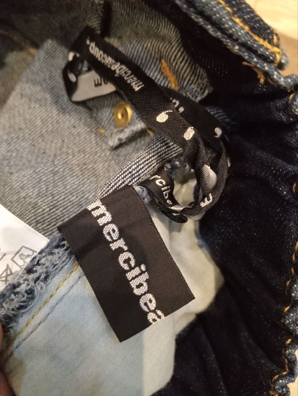 mercibeaucoup VINTAGE MERCIBEAUCOUP ISSEY MIYAKE DROP CROTCH INDIGO PANTS Size 28" / US 6 / IT 42 - 8 Thumbnail