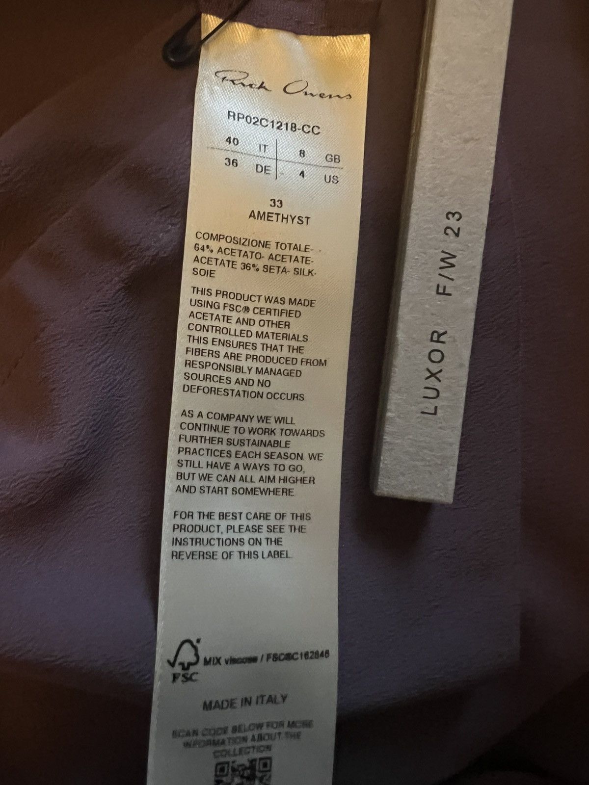 Rick Owens Rick Owens Crepe Seb Top Size S / US 4 / IT 40 - 4 Thumbnail