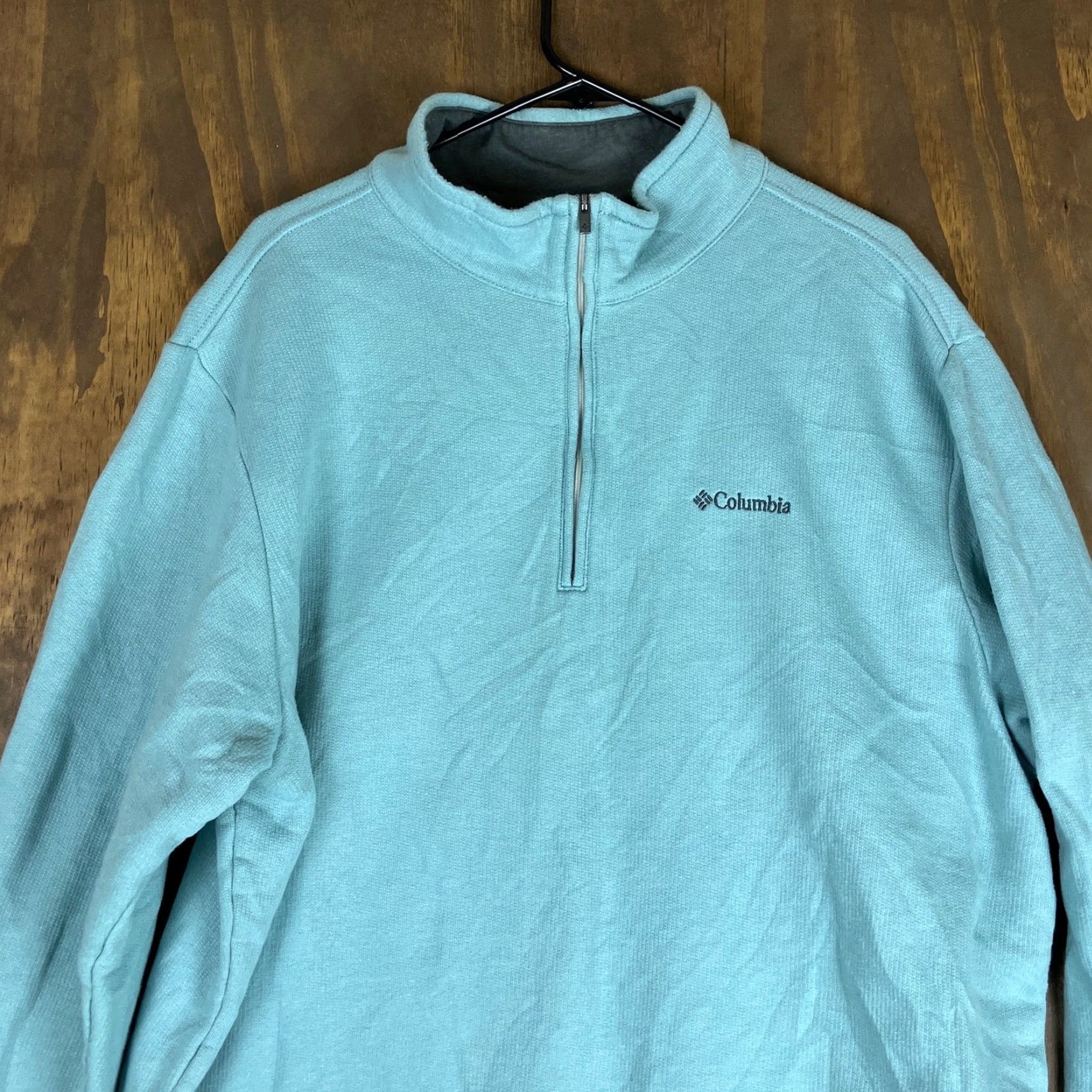 Vintage Columbia Mens Sweater Blue 1/4 Zip Long Sleeve Fleece Pullover 2XL XXL Pullover Casual/Workwear Men Long Sleeve Size US XXL / EU 58 / 5 - 2 Thumbnail