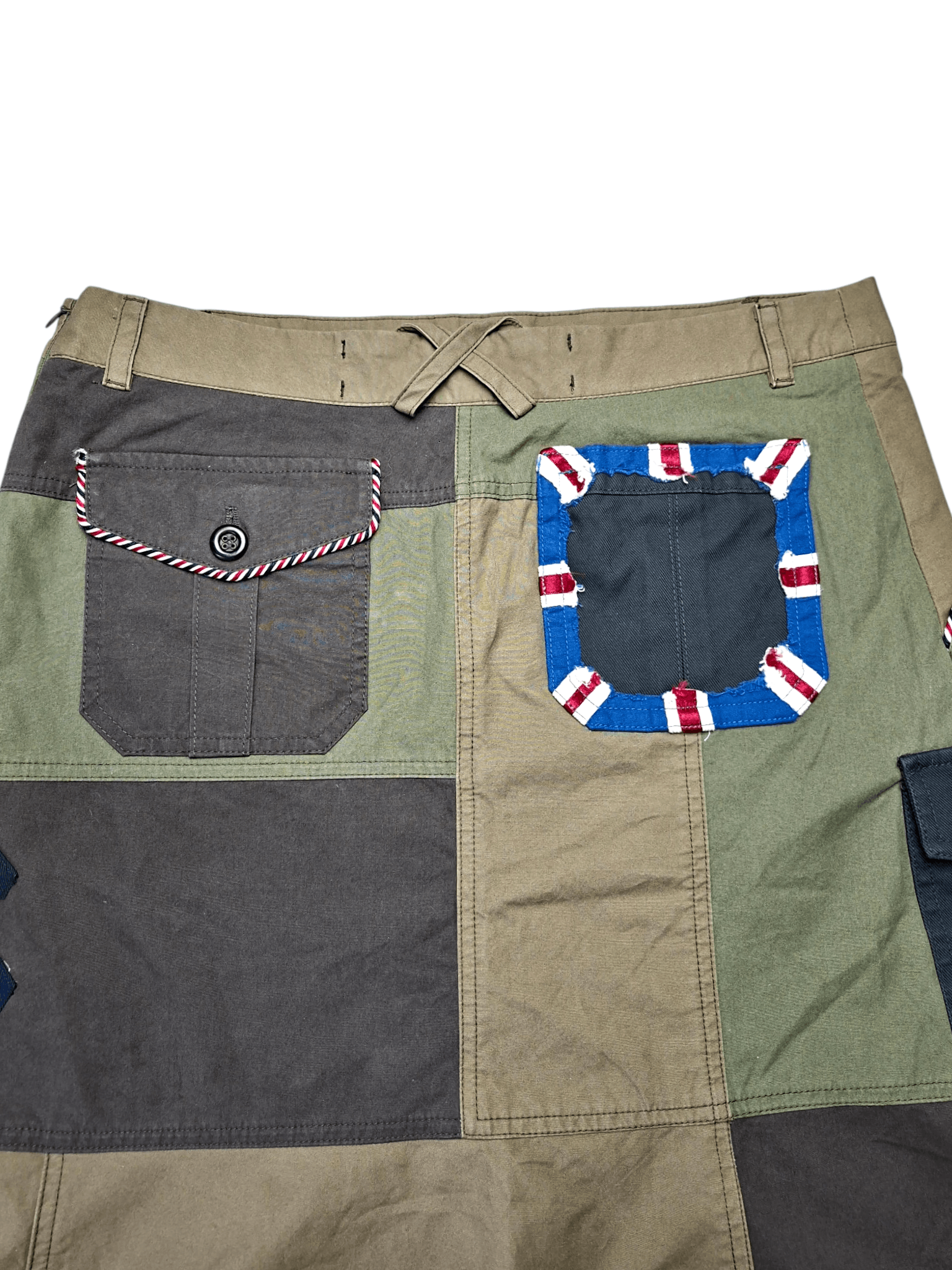 Moschino Rare Archival MOSCHINO Cheap and Chic Patchwork Skirt Size 30" / US 8 / IT 44 - 8 Thumbnail