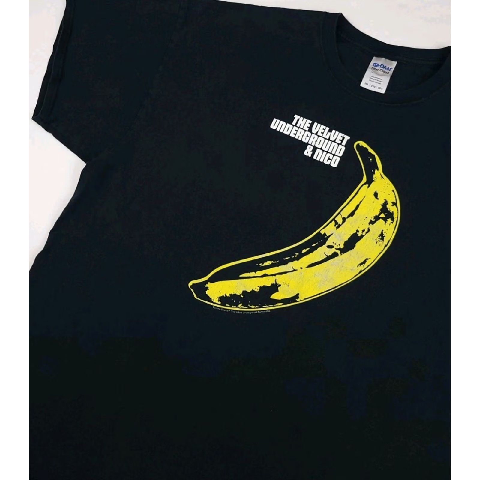 Gildan VINTAGE Velvet Underground & Nico Banana Print T Shirt Rock USA Mens XL Black Velvet Underground & Nico Banana Print T Shirt Vintage Rock Tee Size US XL / EU 56 / 4 - 2 Thumbnail