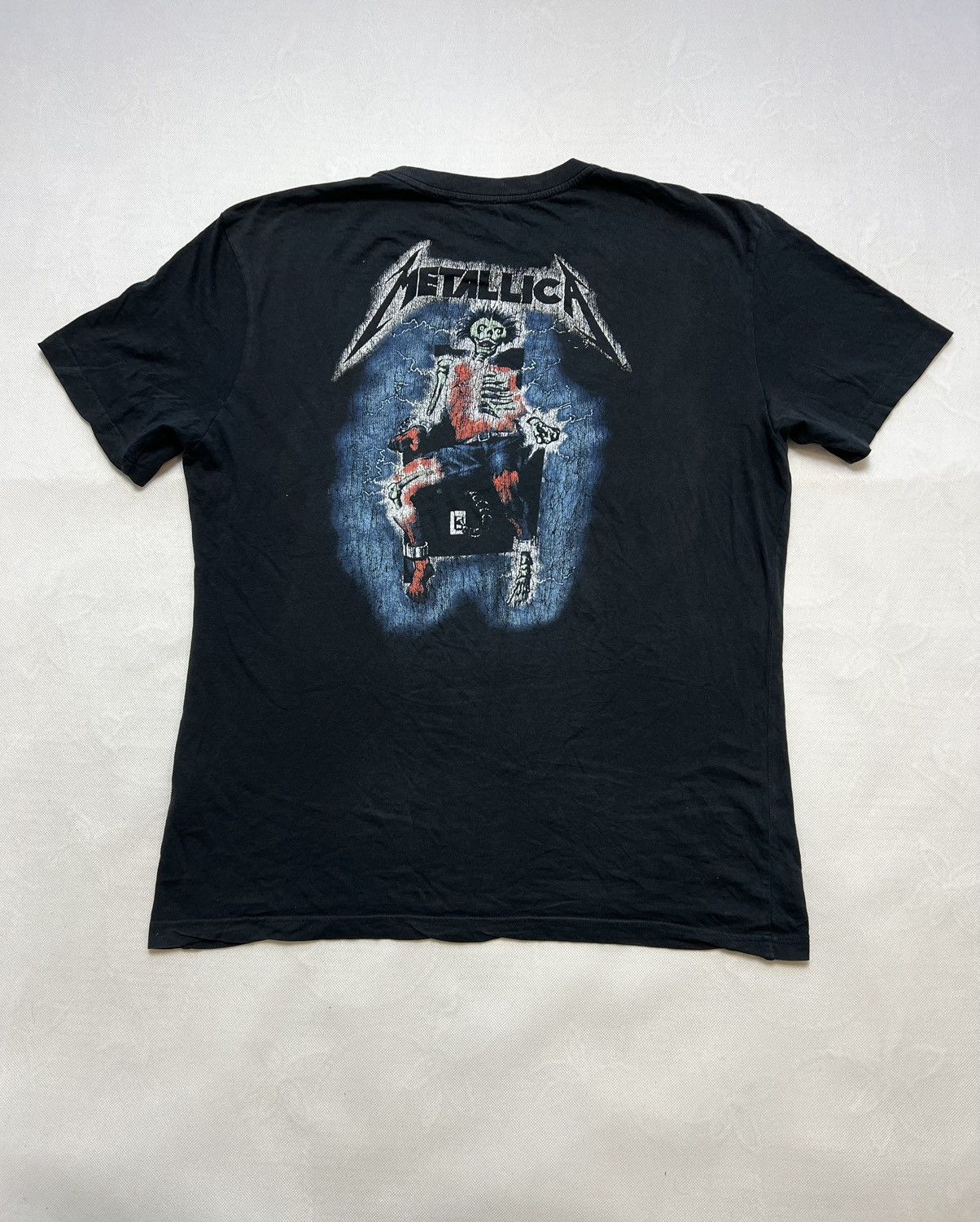 Metallica × Vintage Tshirt Metallica Ride The Lightning black Size US XL / EU 56 / 4 - 2 Thumbnail
