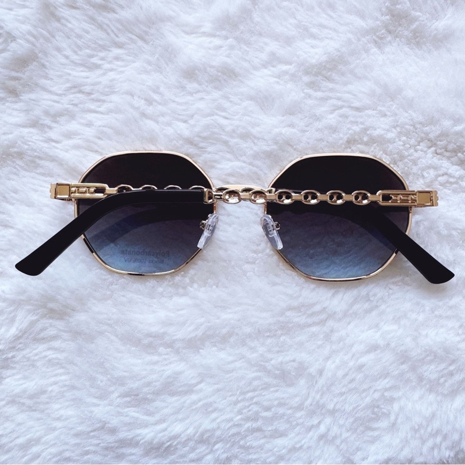 Other Phoebe Dark Blue Geometric Sunglasses Size ONE SIZE - 15 Thumbnail