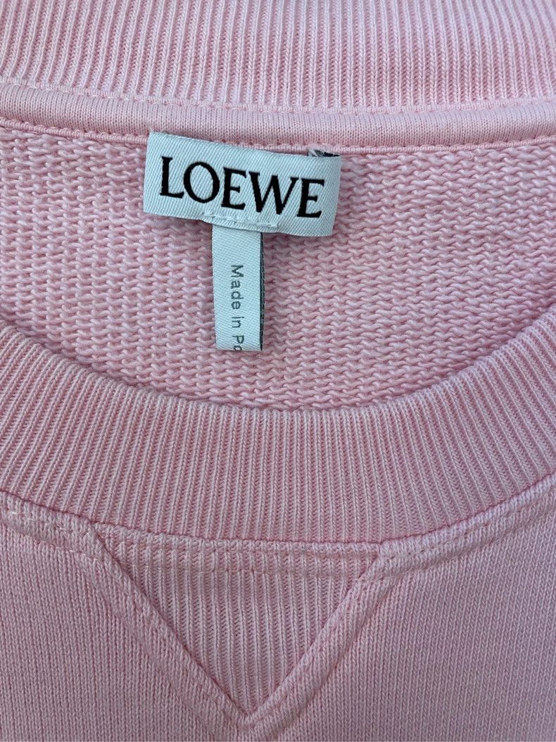 Loewe loewe Pink cherry blossom embroidered large logo round-neck Size US S / EU 44-46 / 1 - 5 Thumbnail