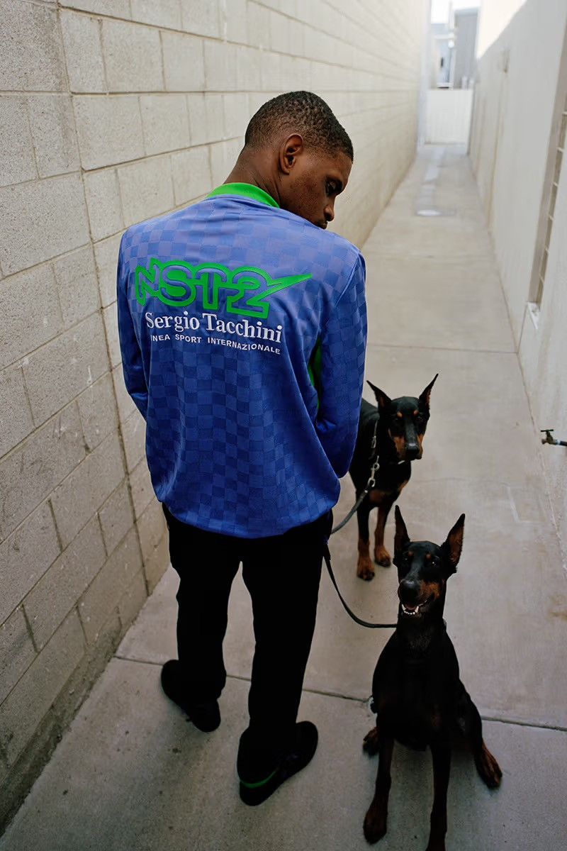 Sergio Tacchini Sergio Tacchini ASAP Nast Purple Green Checker Futbol Jersey Size US M / EU 48-50 / 2 - 7 Thumbnail