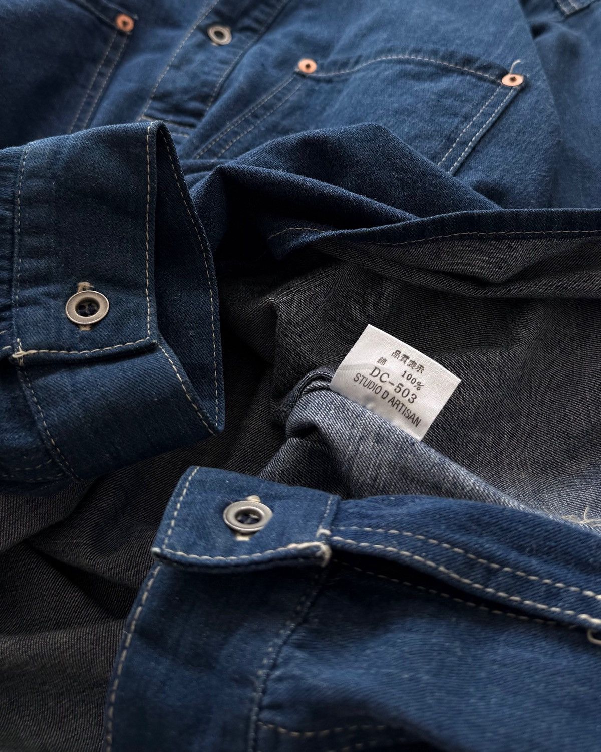 Studio D'Artisan Studio D’Artisan Pullover Two Pocket Shirt Size US L / EU 52-54 / 3 - 6 Thumbnail