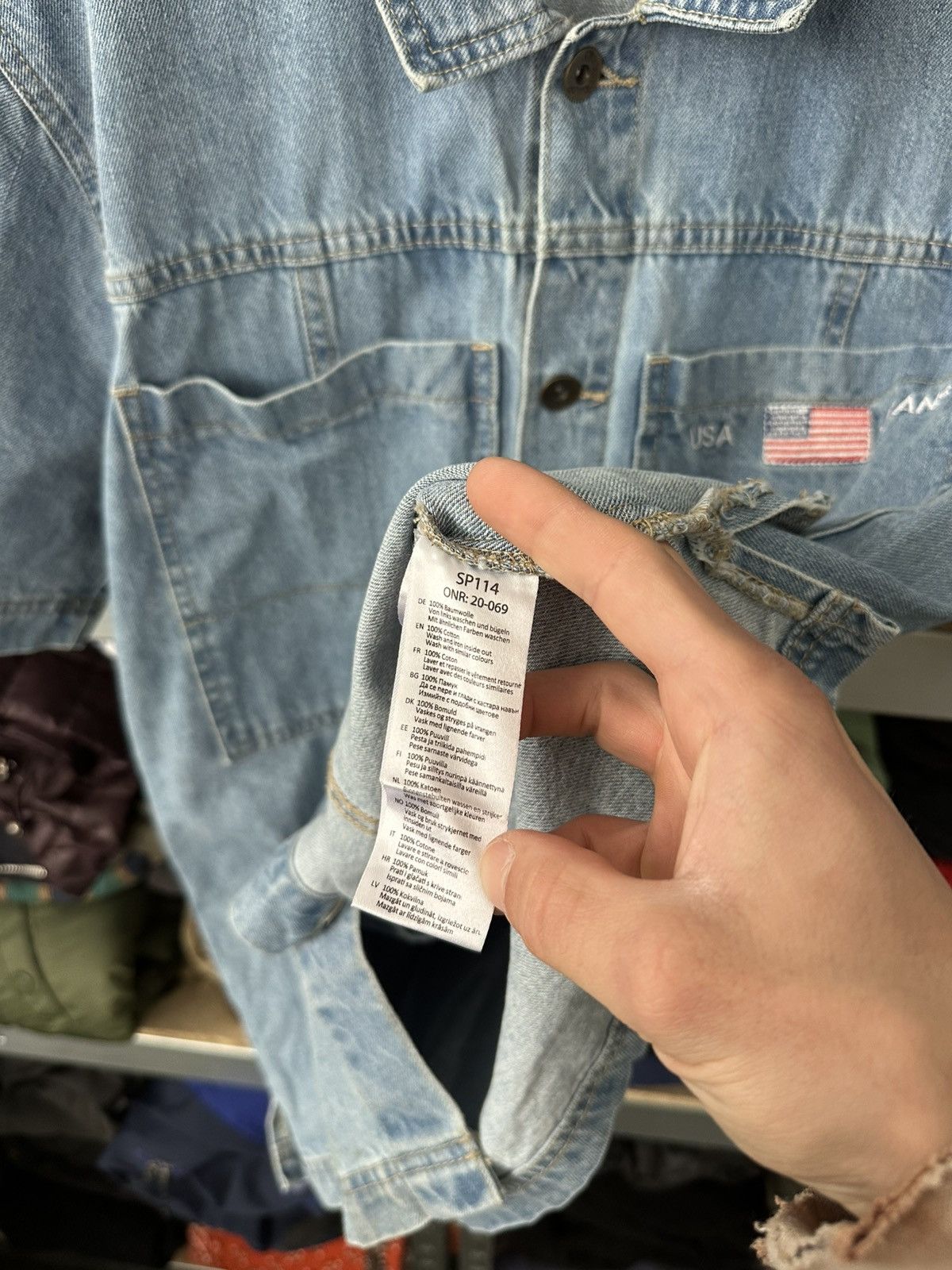 Southpole Vintage Y2K Southpole USA Jeans Blue Denim Button Up Shirt Size US M / EU 48-50 / 2 - 12 Thumbnail