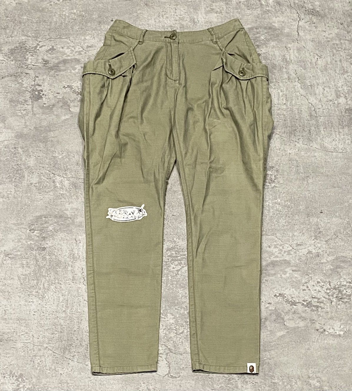 Bape Bape Green Long Cargo Size 30" / US 8 / IT 44 - 1 Thumbnail