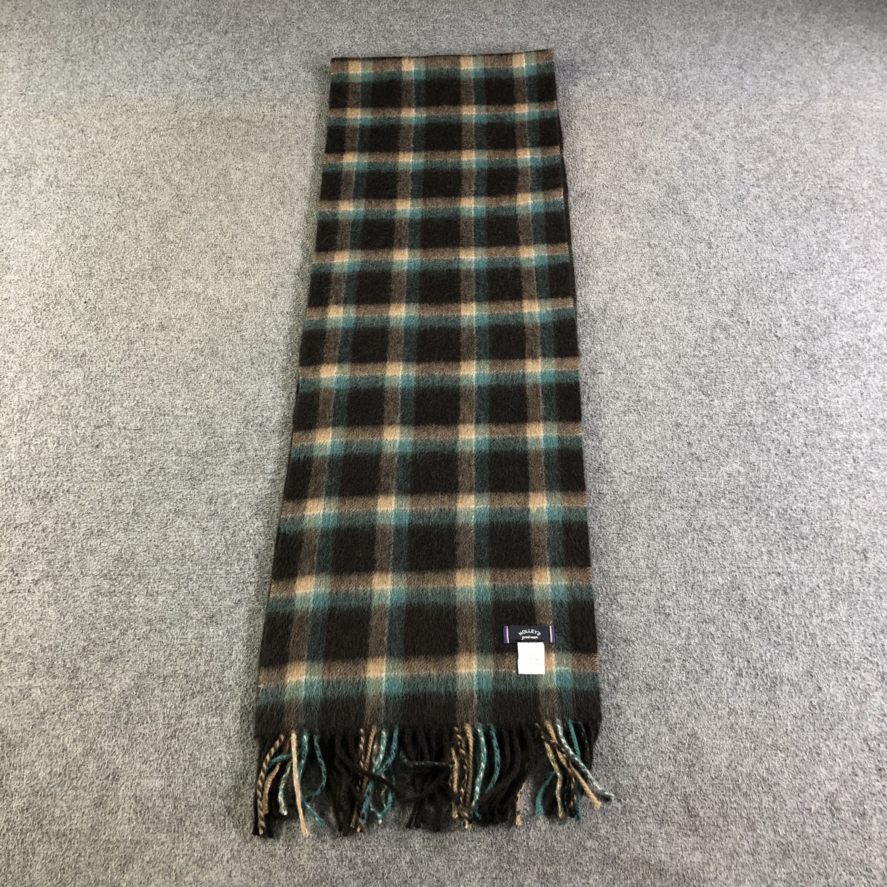 NOLLEY'S Nolley's Tartan Cashmere Scarf Muffler Neckwear V2091 Size ONE SIZE - 2 Thumbnail