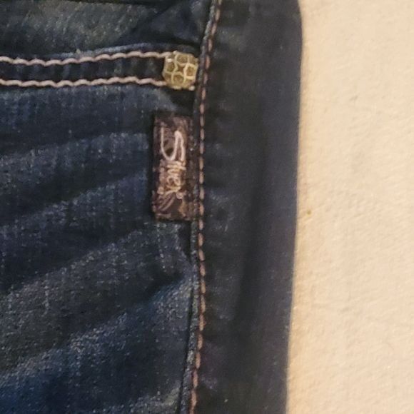 Vintage Silver Jeans Super Stretch Mid Slim Boot Sz. 33 x 33 Blue Je Size US 33 - 10 Thumbnail