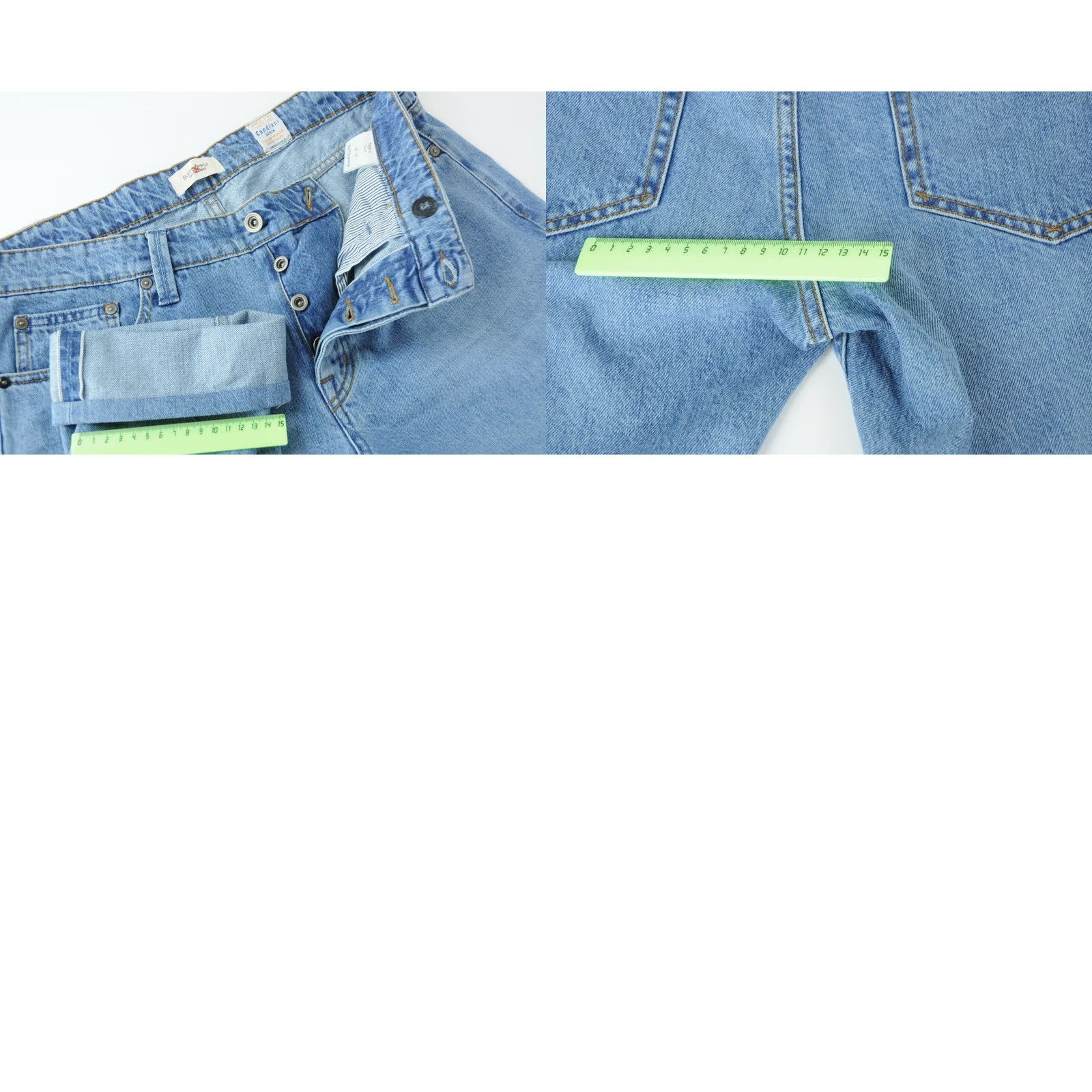 Suitsupply Suitsupply Selvedge Denim Goods Jeans Men W34/~L26 Regular Button Fly Faded Blue Size US 34 / EU 50 - 8 Thumbnail